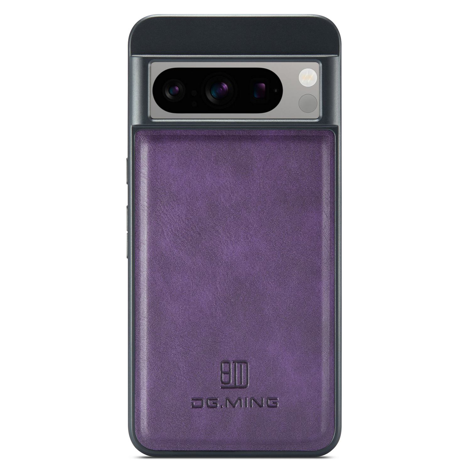 

Dg. Ming Für Google Pixel 8 Pro Phone Hülle PU Leder Schockdicht Zurücker Abdeckung - Lila, Google Pixel 8 Pro