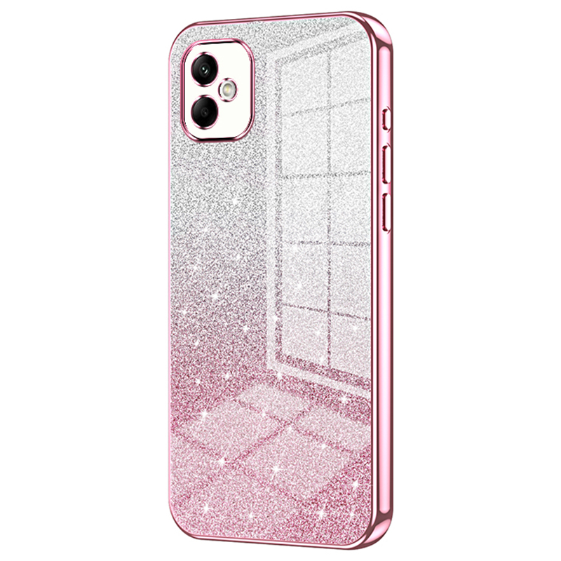 

Für Samsung Galaxy A05 4G Mobilfunkkoffer Elektroplieren TPU -präziser Ausschnittabdeckung - Rosa, Samsung Galaxy A05 4G