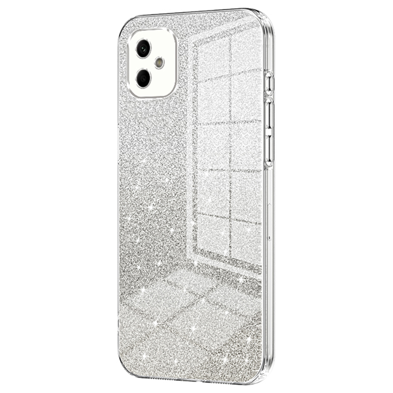 

Für Samsung Galaxy A05 4G Mobilfunkkoffer Elektroplieren TPU -präziser Ausschnittabdeckung - Transparent, Samsung Galaxy A05 4G