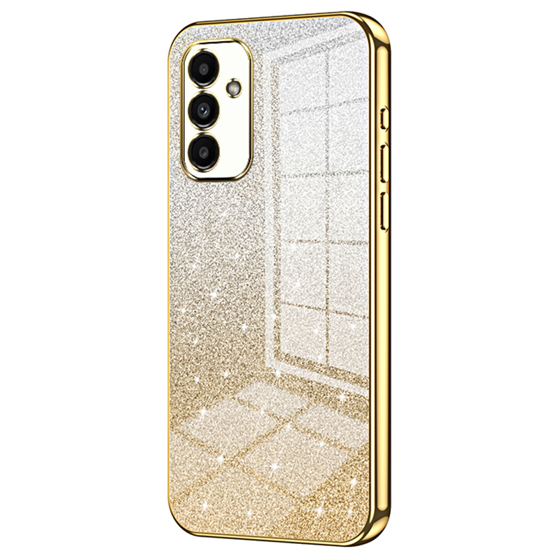 

Für Samsung Galaxy A14 5G Hastrop -drap -proof Glitzer Präziser Ausschnitt TPU -telefonschale - Gold, Galaxy A14 5G