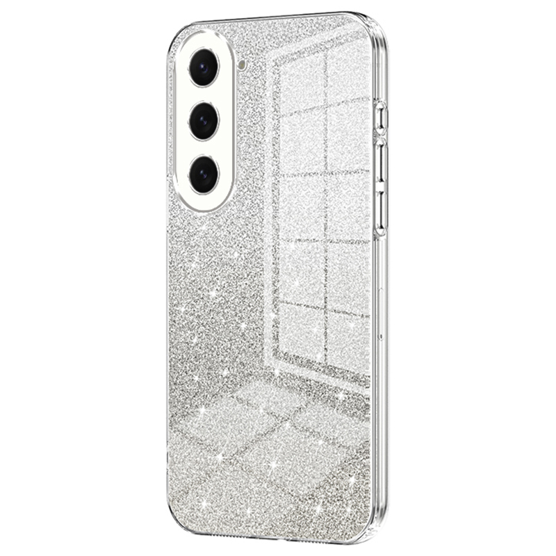 

Für Samsung Galaxy S23 Case Slim-Fit Glitter Präziser Ausschnitt Tpu-mobiltelefonschutz - Transparent, Galaxy S23