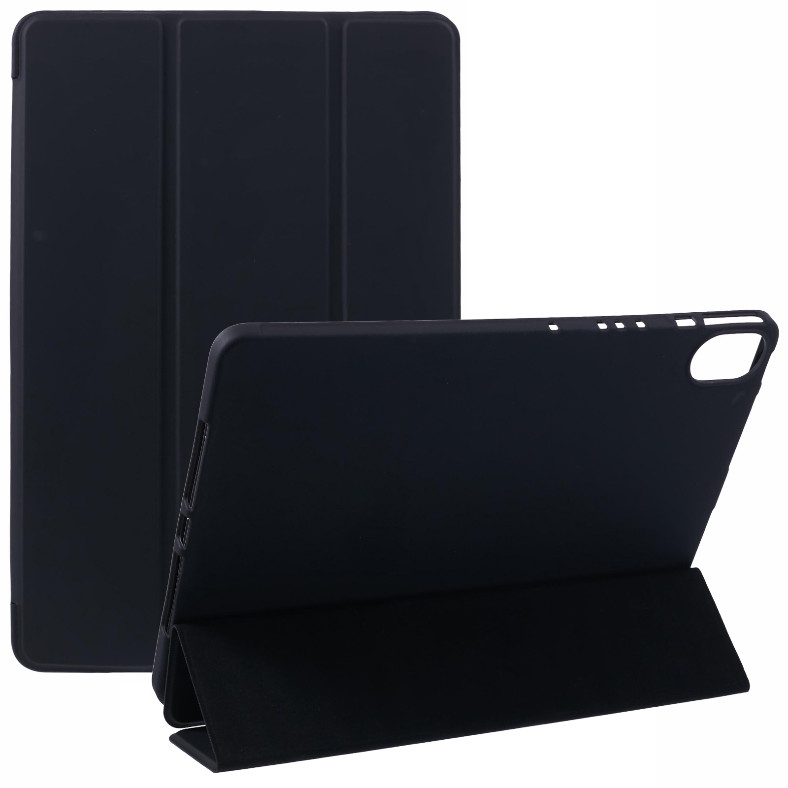 For Huawei MatePad 11.5 S (2025) / MatePad 11.5 S (2024) Case Tri-fold Stand  Leather Tablet Cover Honeycomb Texture - Black