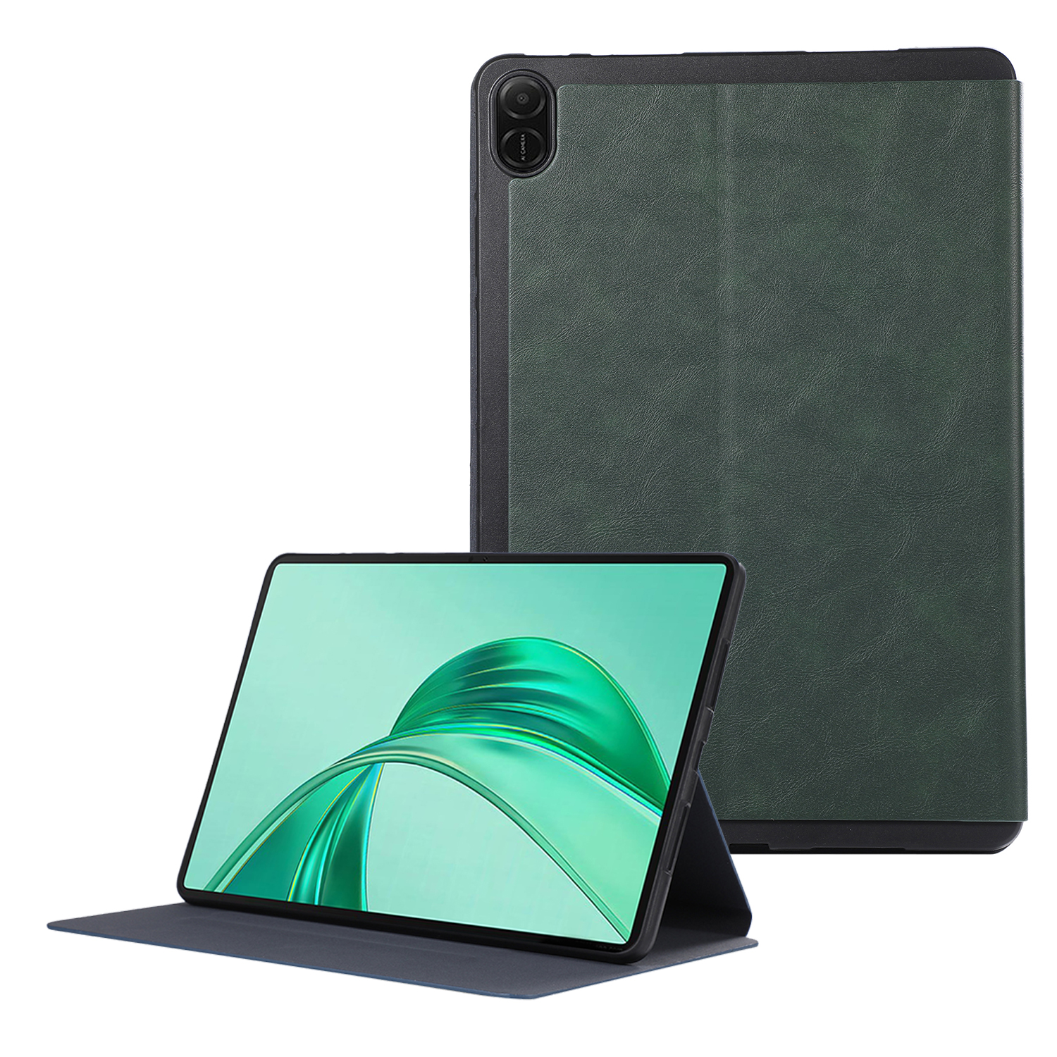 For Honor Pad X8b / Pad X8a Shockproof Case PU Leather Tablet Cover with Stand - Green