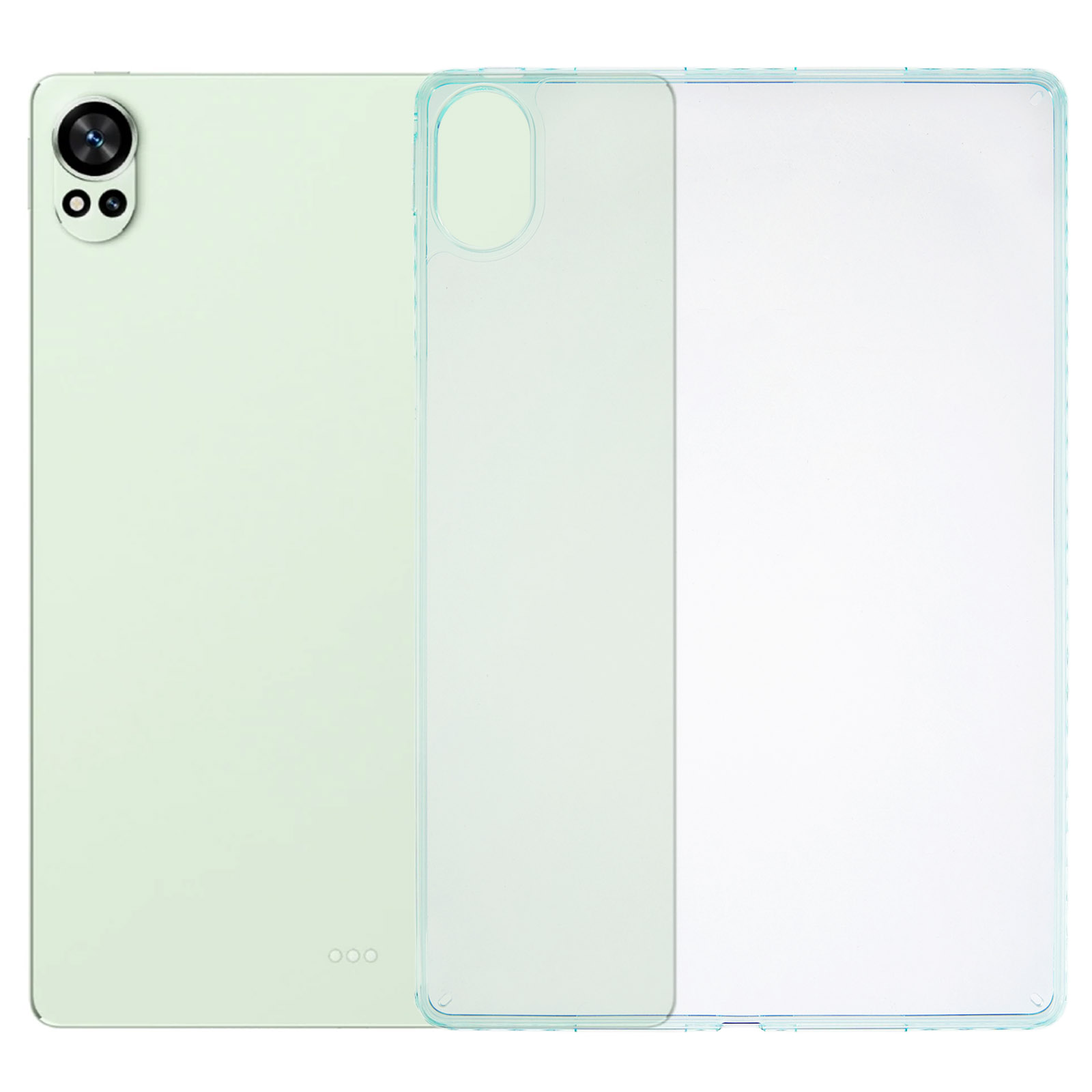 For Huawei MatePad 12 X / MatePad Air (2024) Case Flexible TPU + Acrylic Tablet Shockproof Protective Cover - Light Green