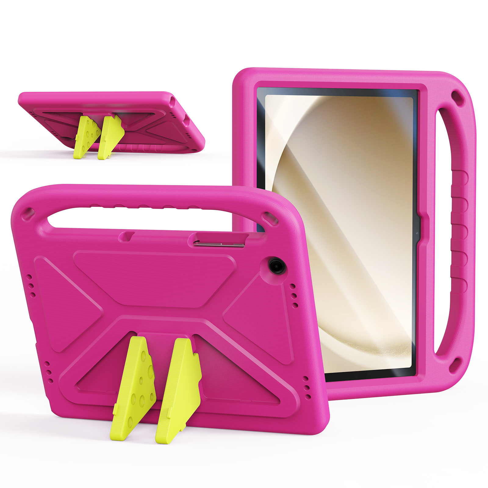 DUX DUCIS For Samsung Galaxy Tab A11+ / A9+ Tablet Case with Kickstand  Puff Series EVA Kids Shockproof Cover - Pink