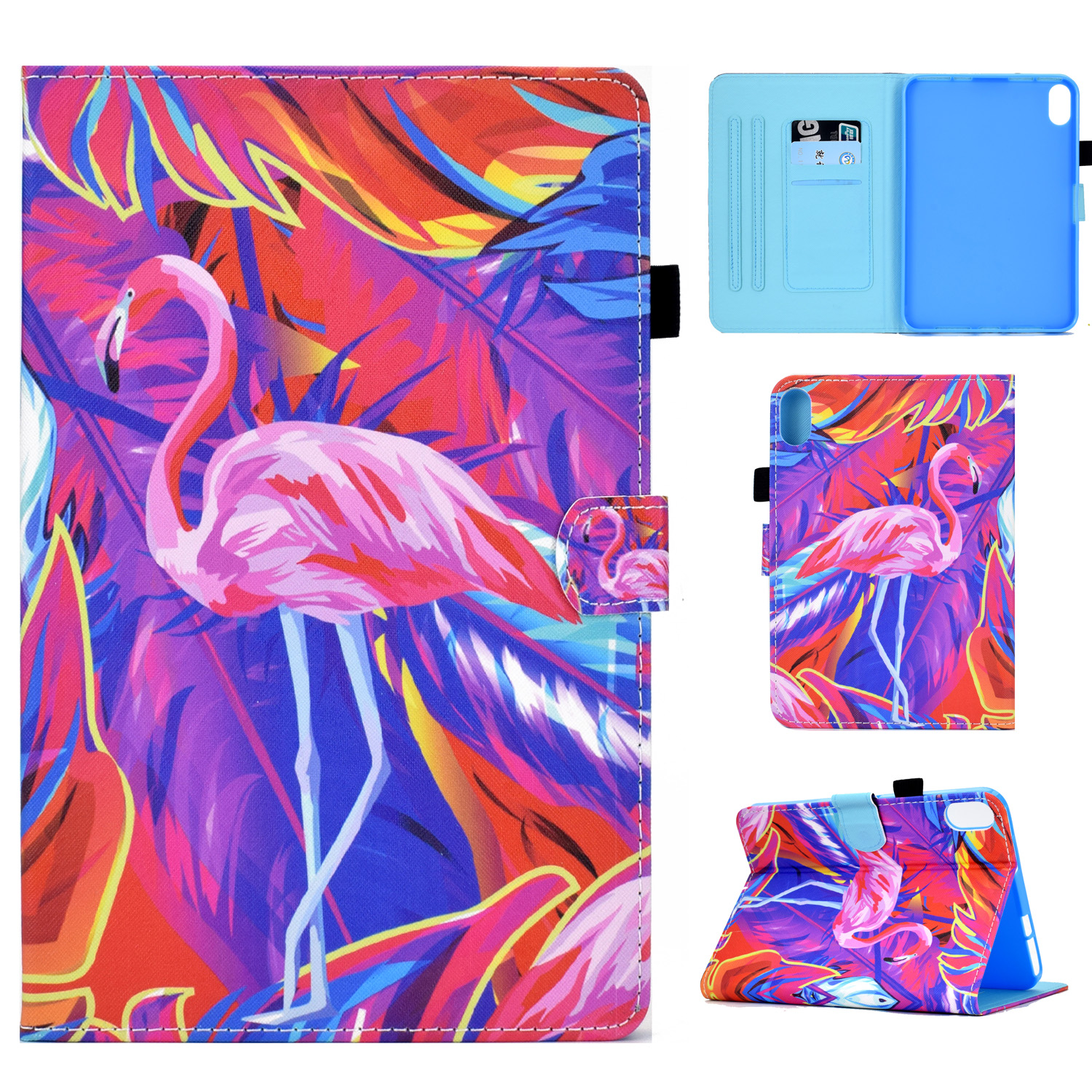 For Xiaomi Redmi Pad 2 11 Case Pattern Printing Leather Tablet Cover with Card Holder - Bird