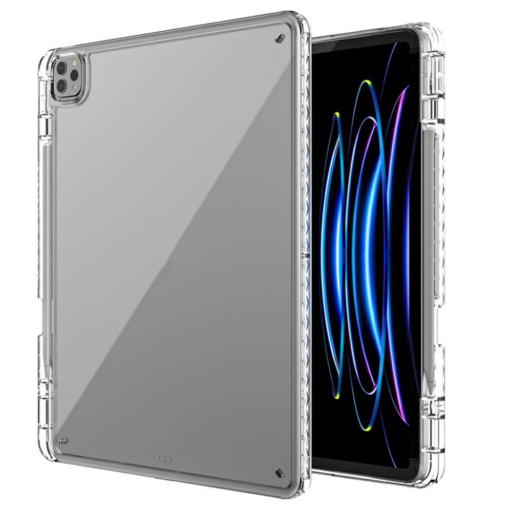 For iPad Pro 11 (2025) / 11 (2024) Case Corner Protection Clear Acrylic + TPU Tablet Cover
