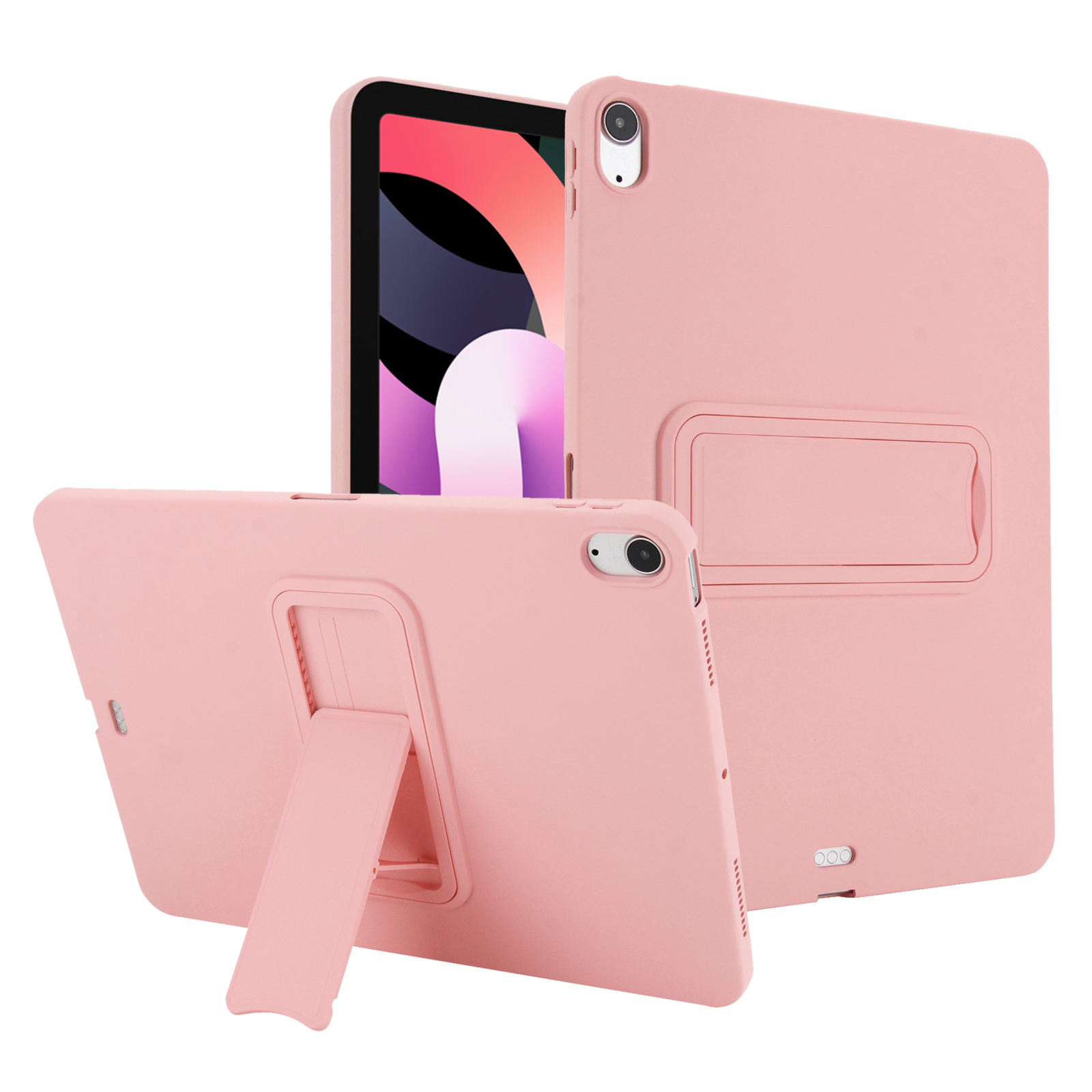 Kickstand Tablet Case for iPad Air 11 (2026) / (2025) / (2024) / iPad Air (2022) / (2020) / iPad Pro 11-inch (2018) TPU + PC Skin-Friendly Cover -  Pi