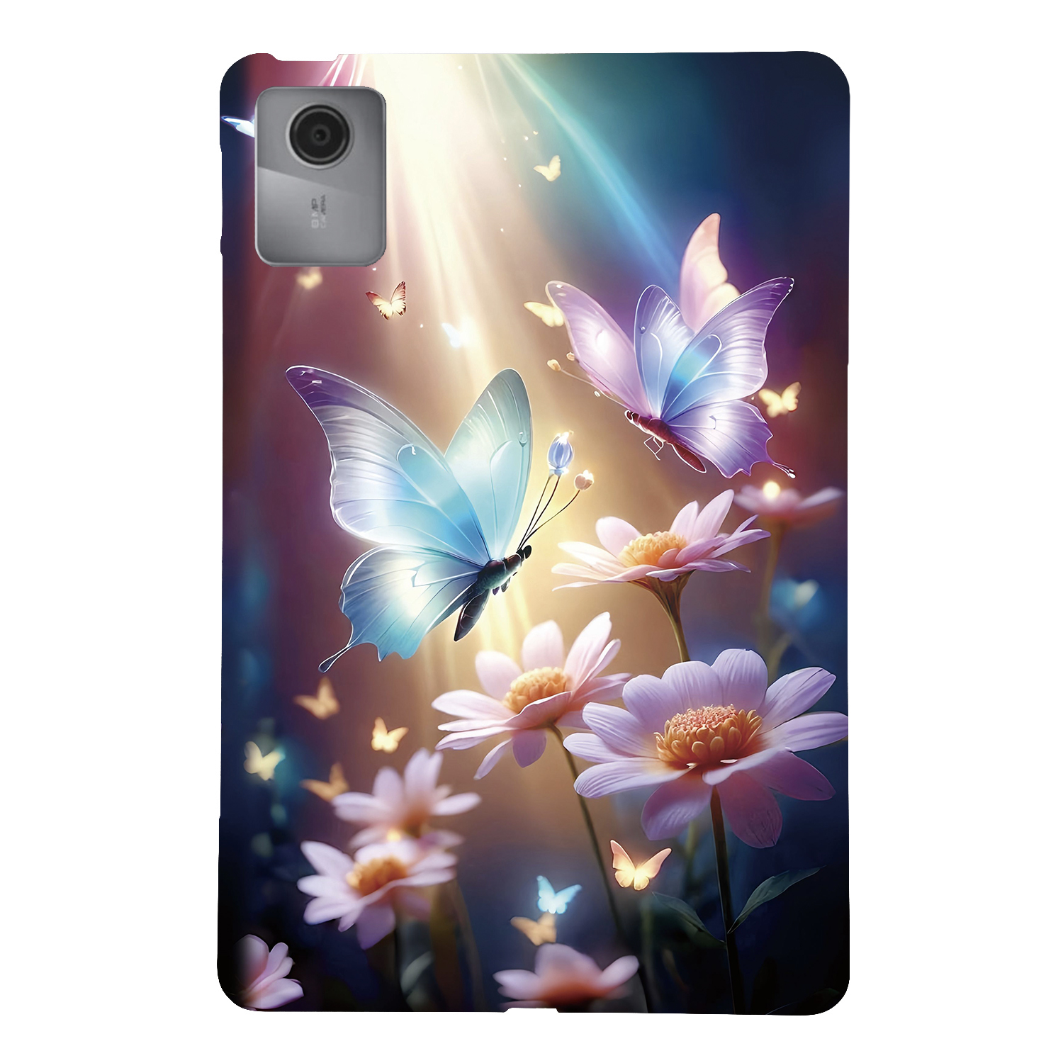 For Lenovo Tab K11 Gen 2 / Idea Tab / Xiaoxin Pad 11 2025 Case Pattern Printing Slim Soft TPU Tablet Cover - Butterfly Floral