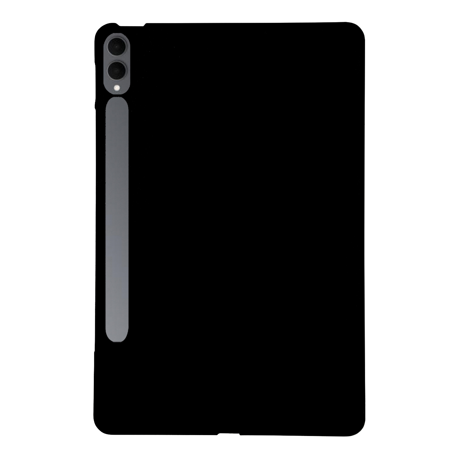 Tablet Case For Samsung Galaxy Tab S11 Ultra / S10 Ultra / S9 Ultra / S8 Ultra , Slim Matte TPU Protective Cover - Black