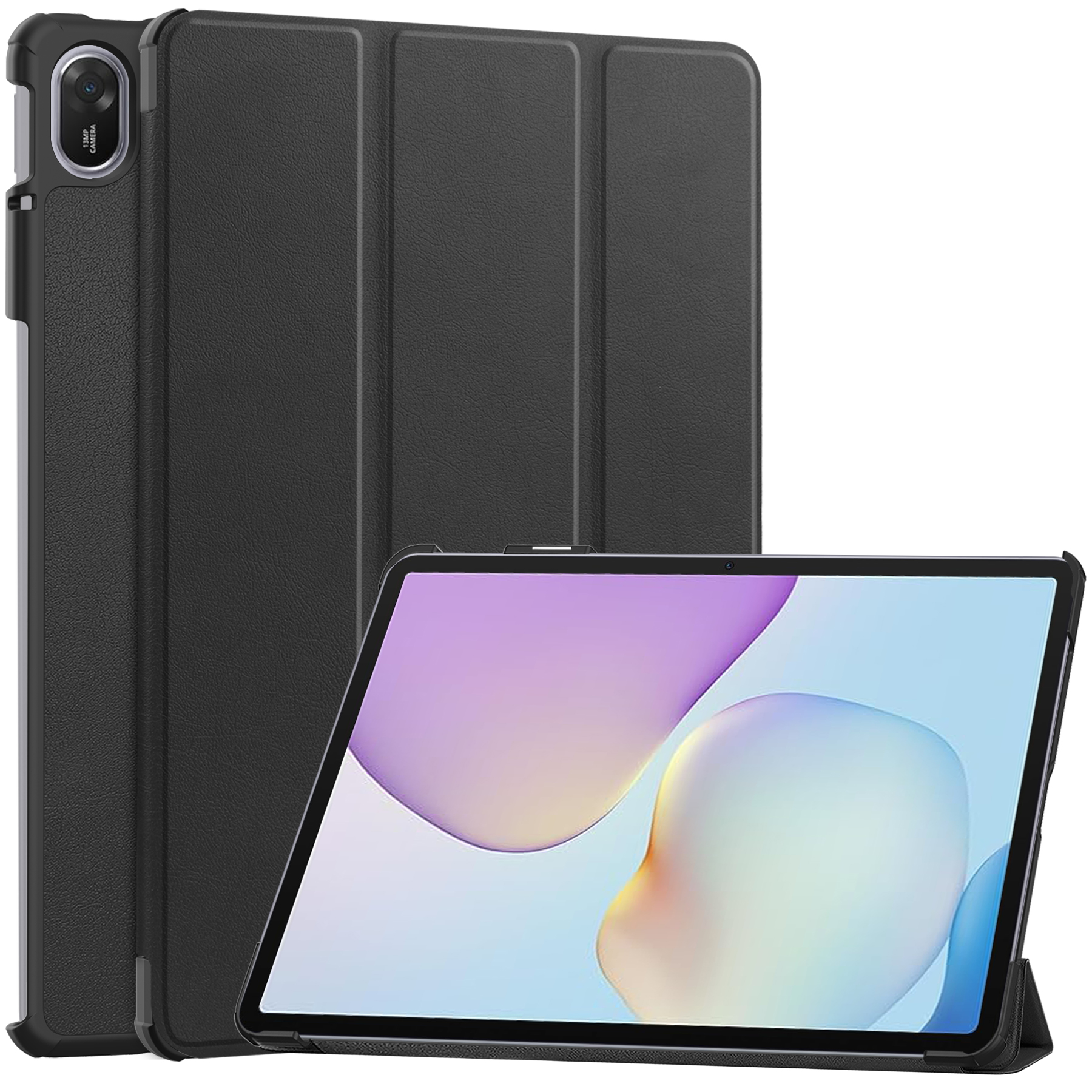 For Huawei MatePad 11.5 2025 Case Anti-Drop Leather Stand Tablet Cover - Black