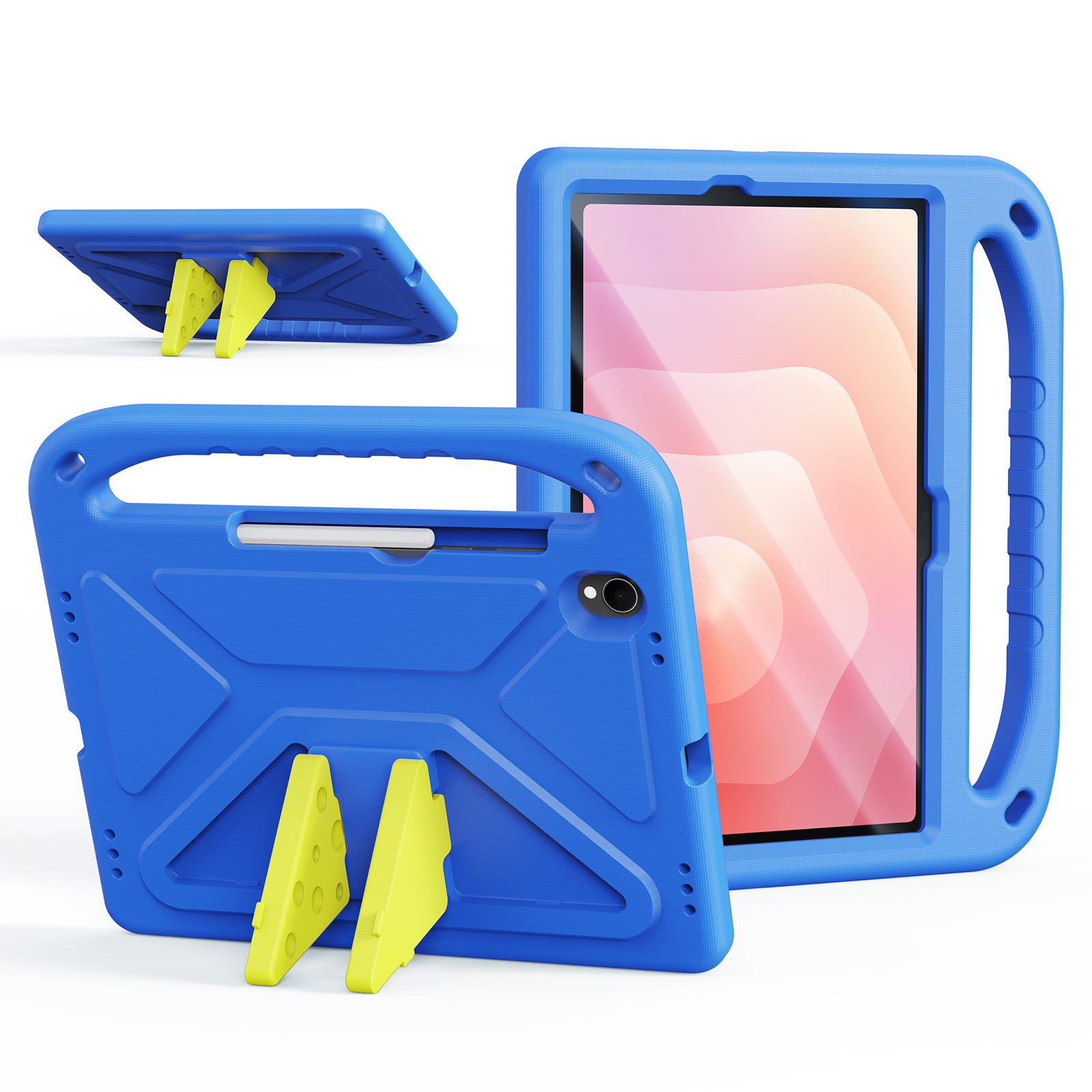 DUX DUCIS For Samsung Galaxy Tab S11 Tablet Case with Kickstand  Puff Series EVA Kids Shockproof Cover - Blue