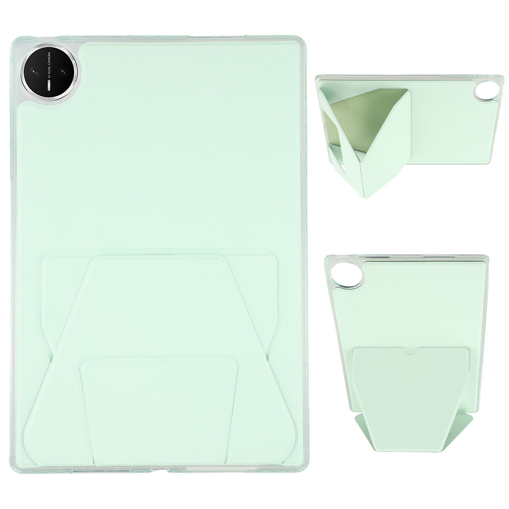 For Huawei MatePad Pro 13.2 Case TPU PU Leather Kickstand Tablet Cover - Green