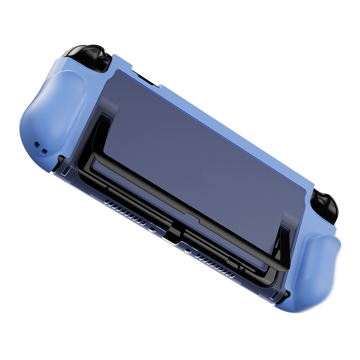 For Nintendo Switch 2 Game Controller Anti Drop Case TPU + PC Hybrid Protective Cover - Blue