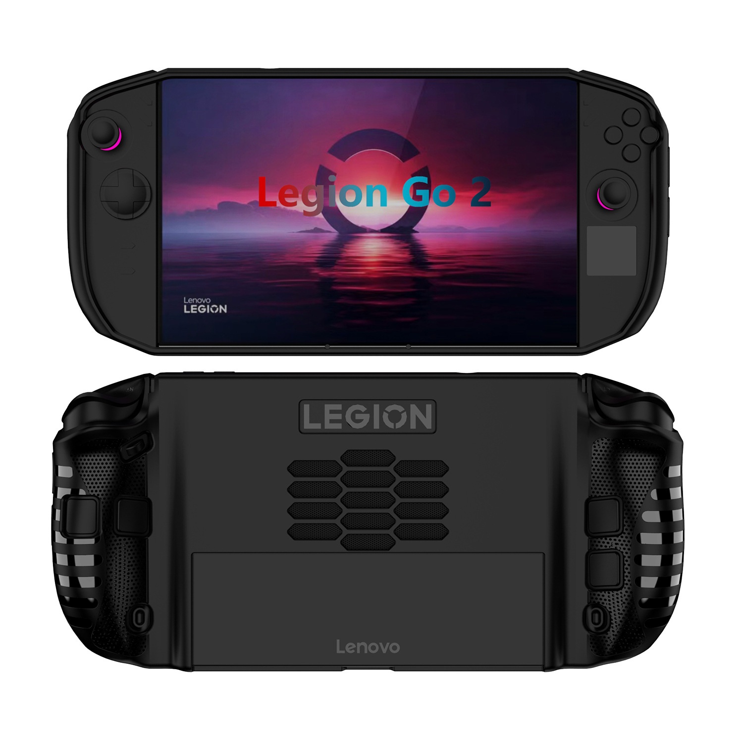 For Lenovo Legion Go Gen 2 Full Body Protection Anti Scratch TPU Case Soft Protective Cover - Black