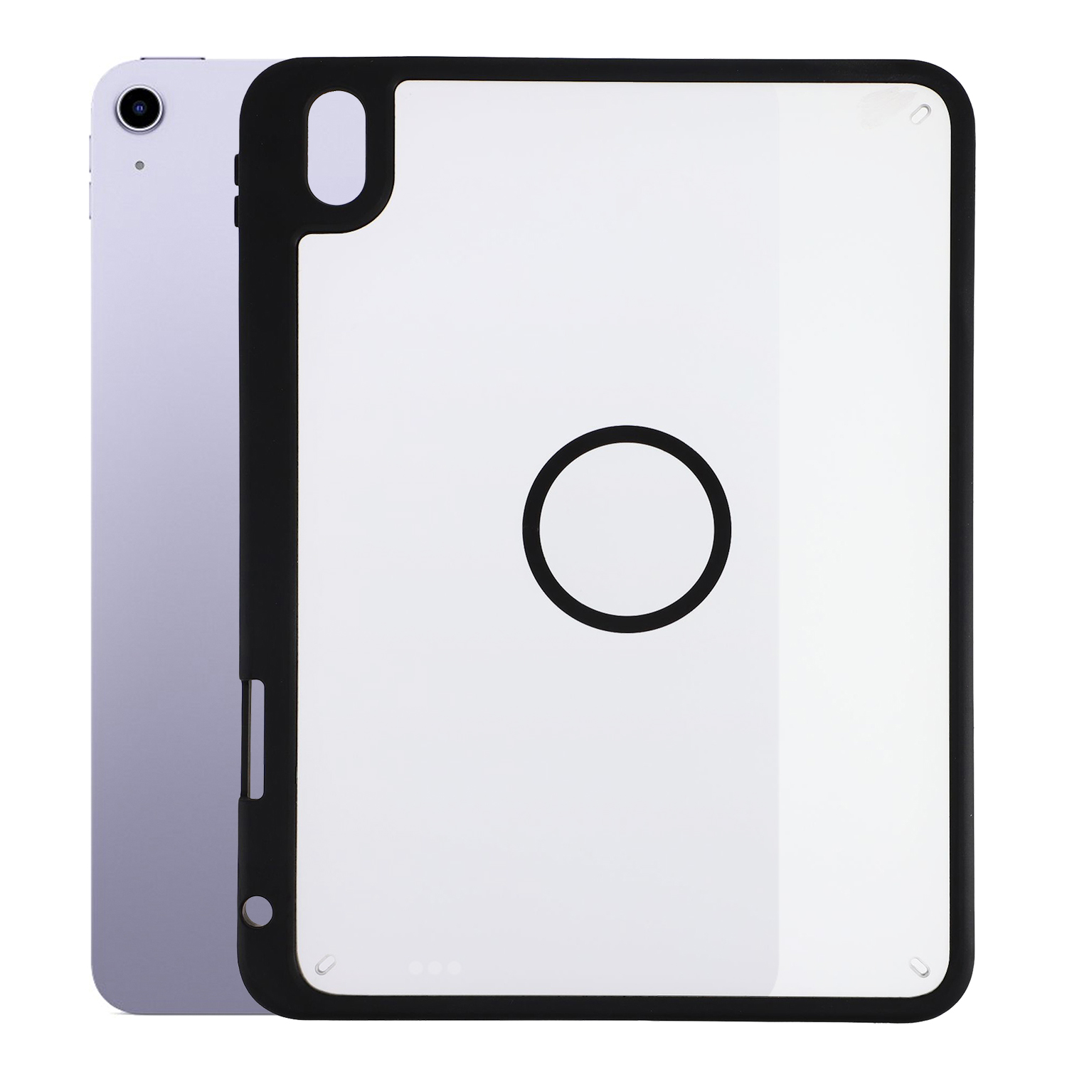 Tablet Case for iPad Air 11 (2026)  /  (2025)  /  (2024)  /  Air (2022)  /  Air (2020) Matte Magnetic Cover with Pencil Slot Shockproof TPU + PC Shell