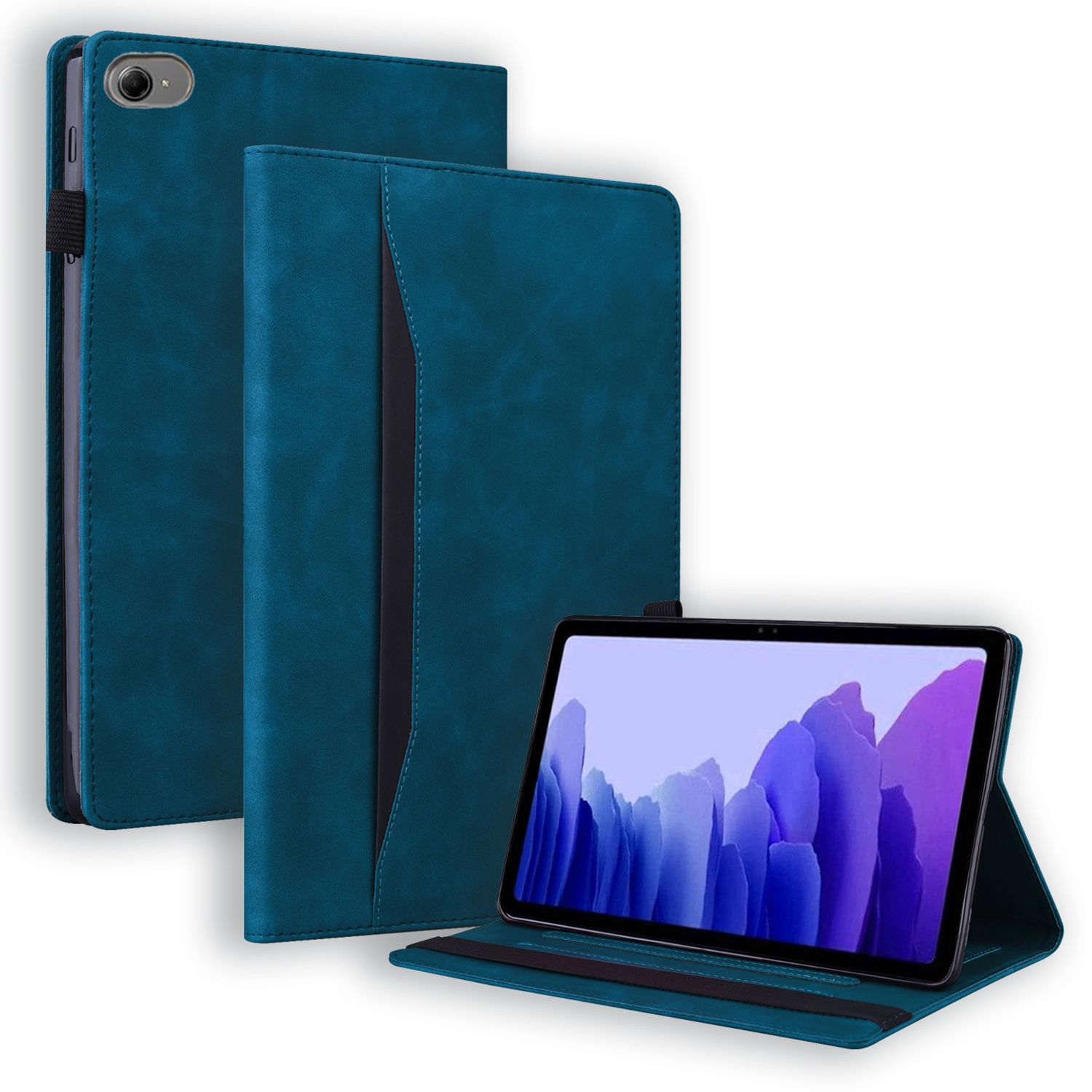 For Xiaomi Redmi K Pad 2 Case PU Leather Protective Folio Cover with Card Holder - Blue