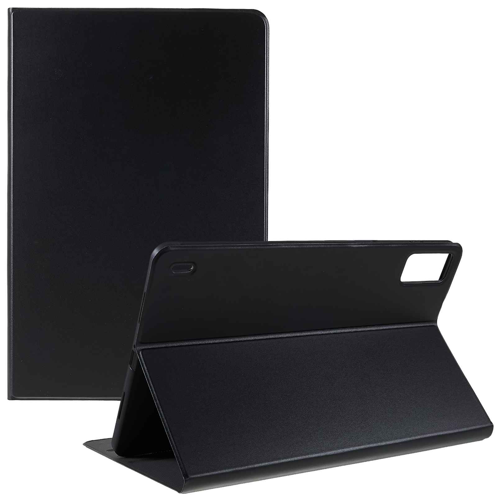 

Für Xiaomi Pad 5 Pro 12.4 (2022) Schockdes Anti-kratzer-pu-leder-flip-hülle Tablet-standschutzabdeckung - Schwarz, Xiaomi Pad 5 Pro 12.4 (2022)