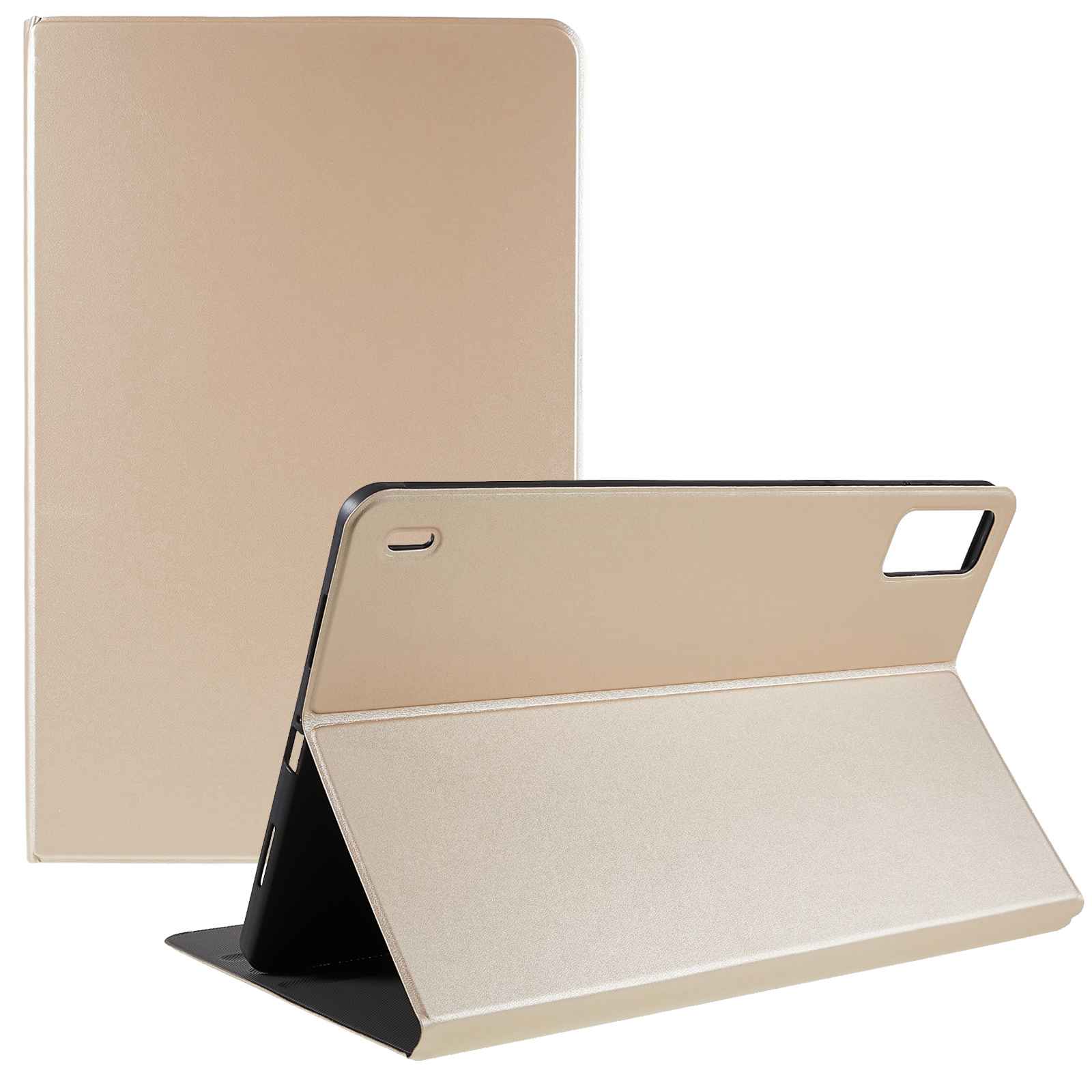 

Für Xiaomi Pad 5 Pro 12.4 (2022) Schockdes Anti-kratzer-pu-leder-flip-hülle Tablet-standschutzabdeckung - Gold, Xiaomi Pad 5 Pro 12.4 (2022)