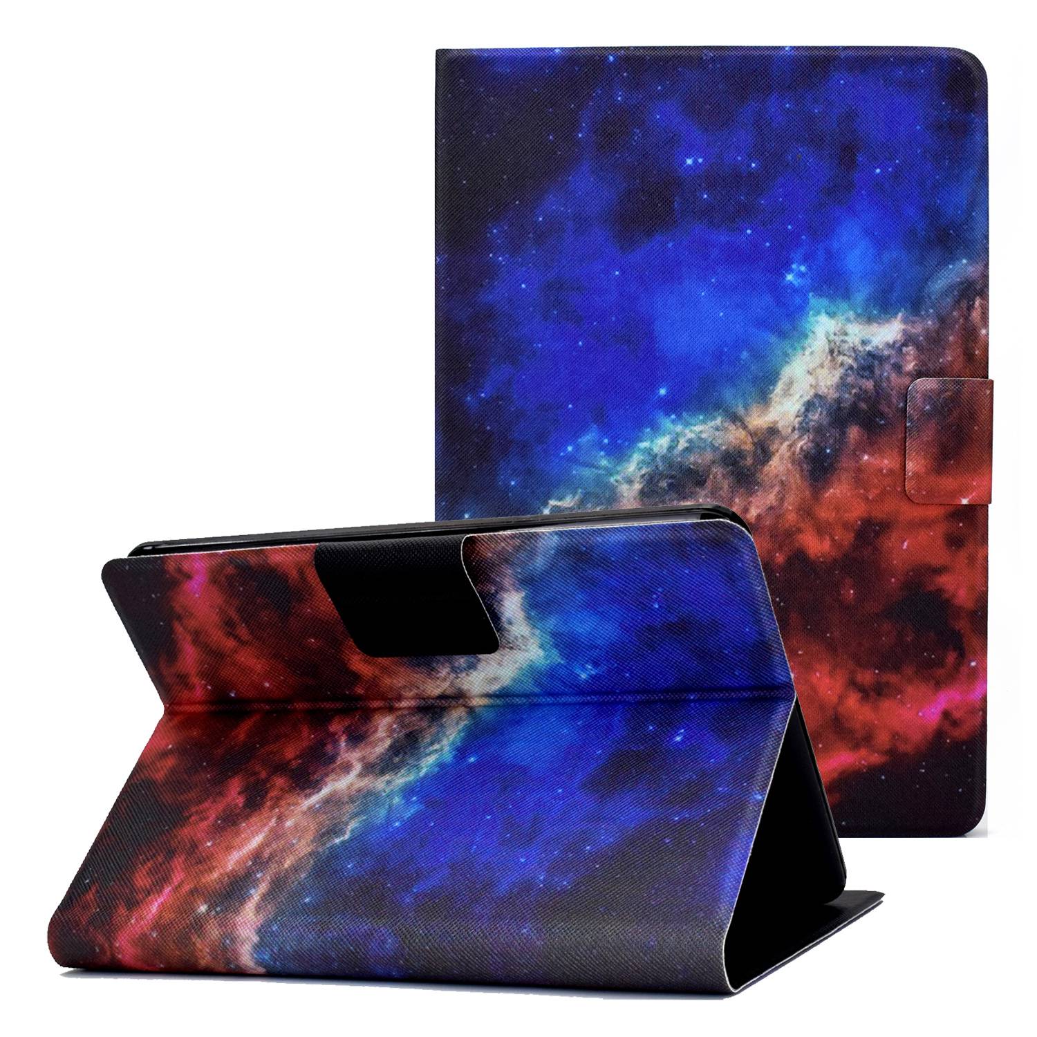 

Für Amazon Kindle Paperwhite 5 (2021) Schockfeste Muster Drucktablettenabdeckungskartenhalter PU Leder Anti-drop-stand Tablet Hülle - Sternenklarer Himmel, Amazon Kindle Paperwhite 5 (2021)