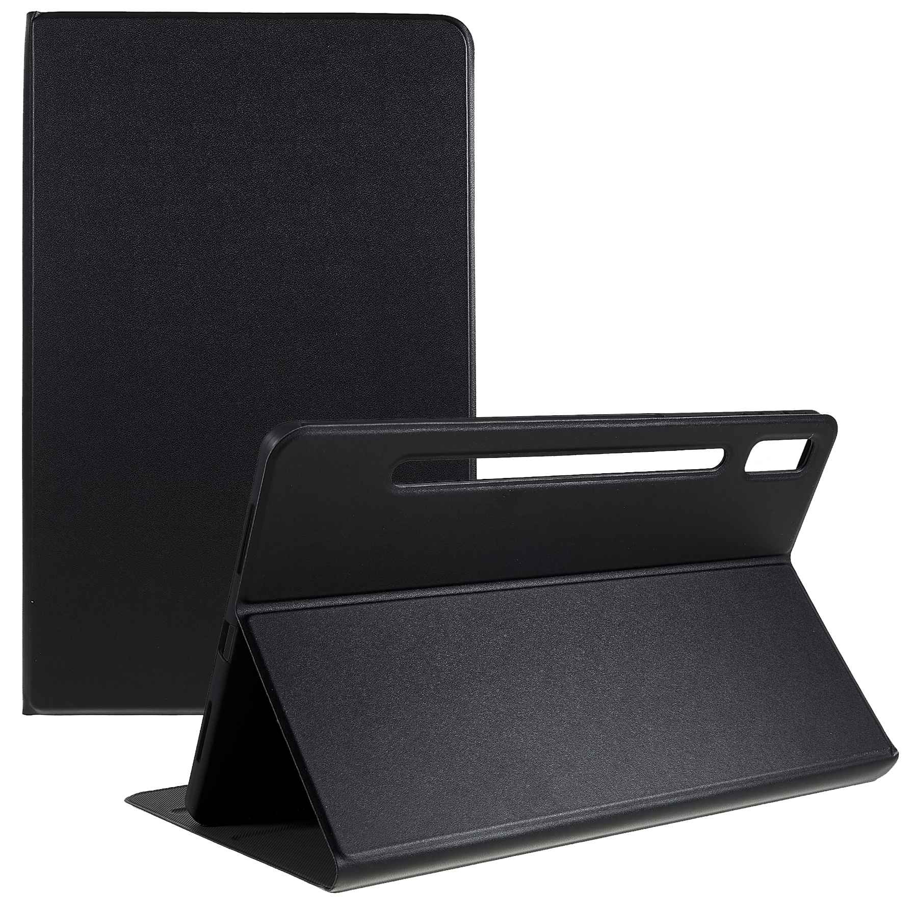 

PU Leder-drop-proof-hülle Für Lenovo Pad Pro 2022 11 ", Einstellbare Ständer Anti-kratzer-tablet-schutzabdeckung - Schwarz, Lenovo Pad Pro 2022