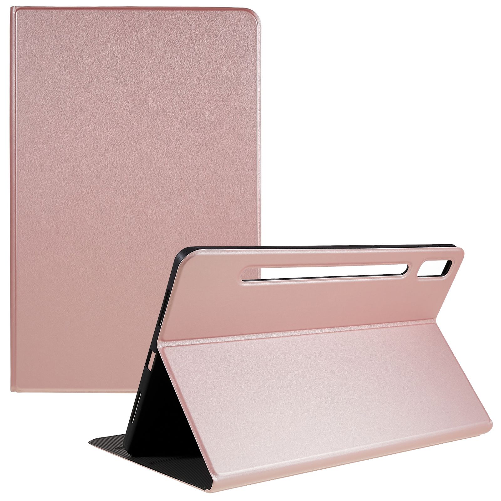 

PU Leder-drop-proof-hülle Für Lenovo Pad Pro 2022 11 ", Einstellbare Ständer Anti-kratzer-tablet-schutzabdeckung - Roségold, Lenovo Pad Pro 2022