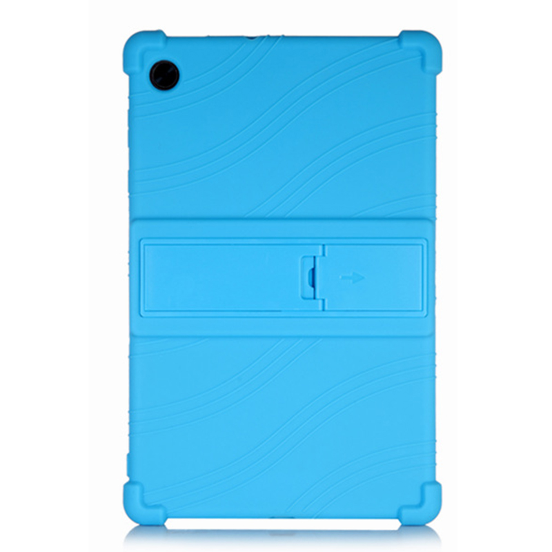 

Für Lenovo Tab M10 (Gen 3) TB-X328F Silikon Schockdicht Tablet Cover Cushion PC Kickstand Anti-Slip Kids Friendly Protective Case - Himmelblau, Lenovo Tab M10 (Gen 3)