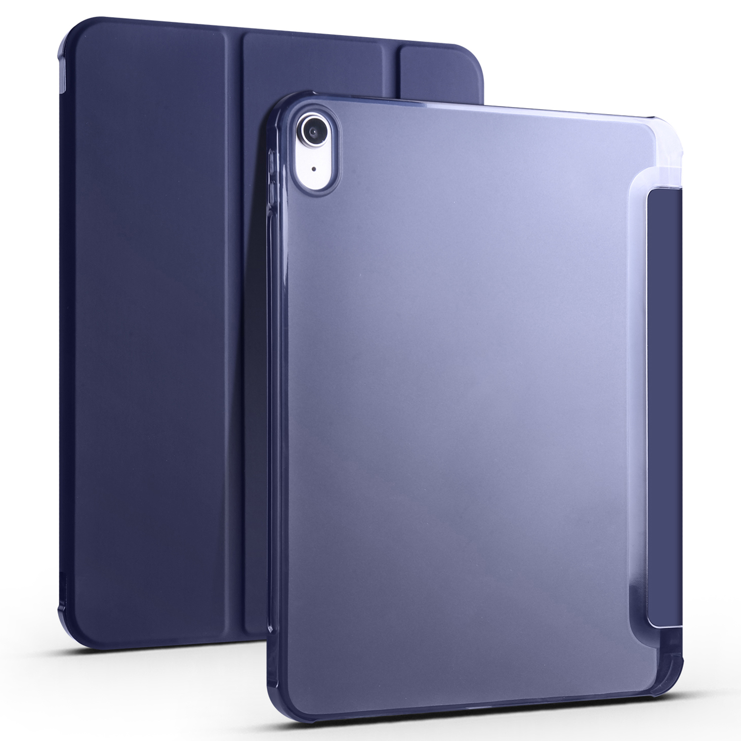 

Для Ipad 10.9 (2022) Трехстановая Подставка - Темно-синий, iPad 10.9 (2022)