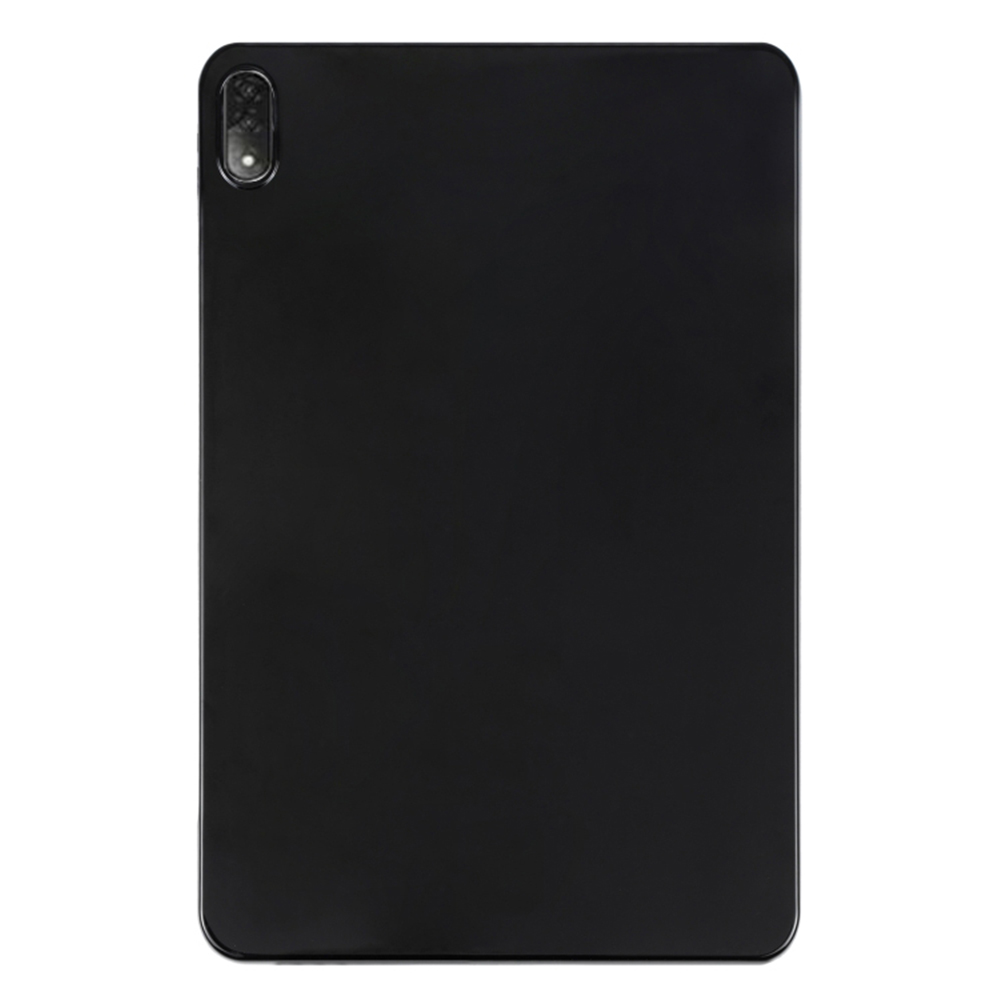 

Für Lenovo Tab P12 Pro Soft TPU Tablet Hülle Hochglanzoberflächen -tablette Rückenschutzschutzabdeckung - Schwarz, Lenovo Tab P12 Pro