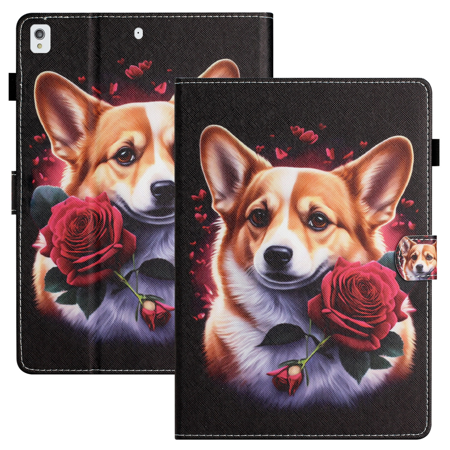 

Musterdrucktablettenfall Für Samsung Galaxy Tab S6 Lite P610 / P615 Anti-scratch-pu-leder-flip-abdeckung - Hund, Galaxy Tab S6 Lite