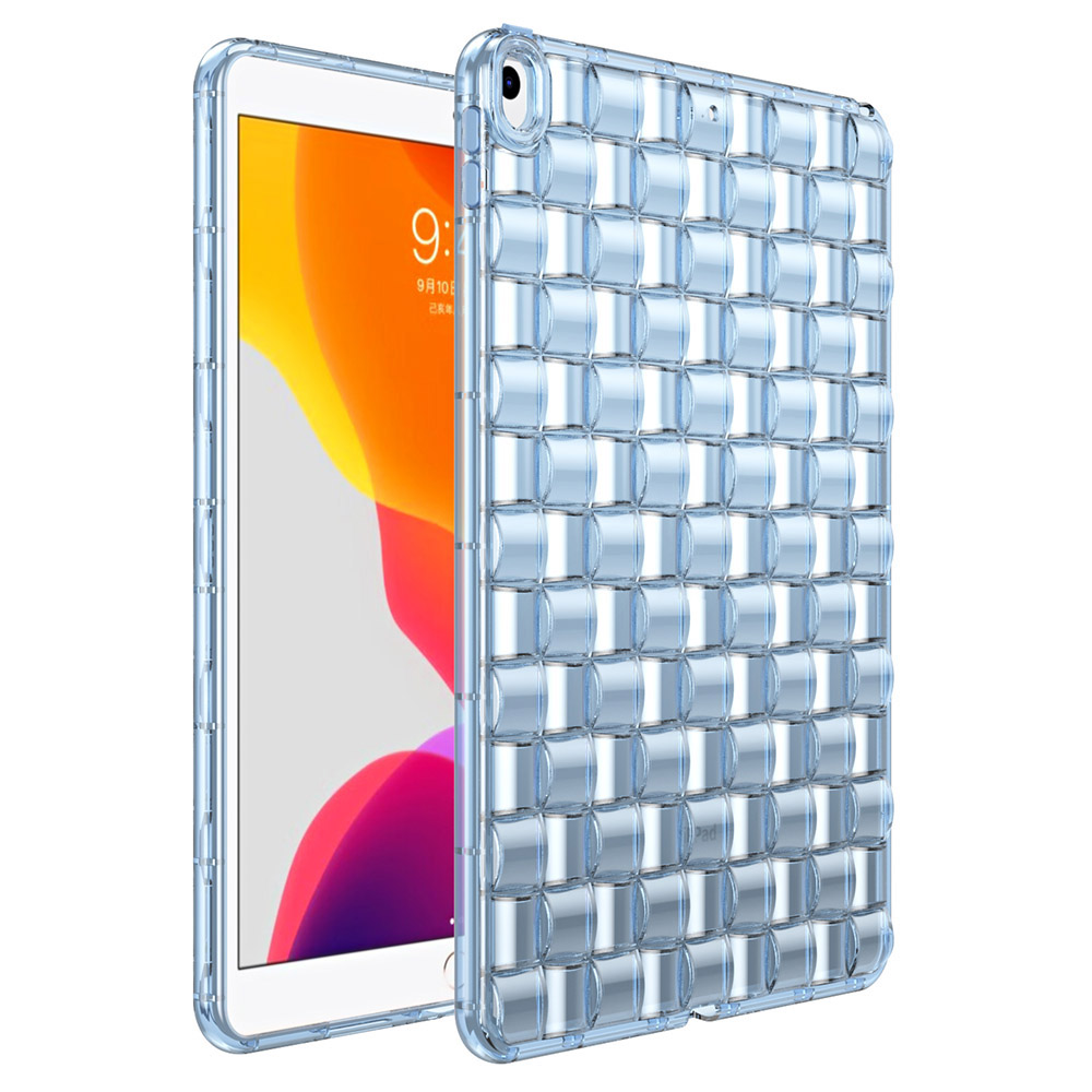 

Für Ipad Air 10.5 Zoll (2019) Eiswürfel-design Flexible Tpu-tablet-hülle Anti-kratzer-rückseite - Blau, iPad Air 10.5 inch (2019)