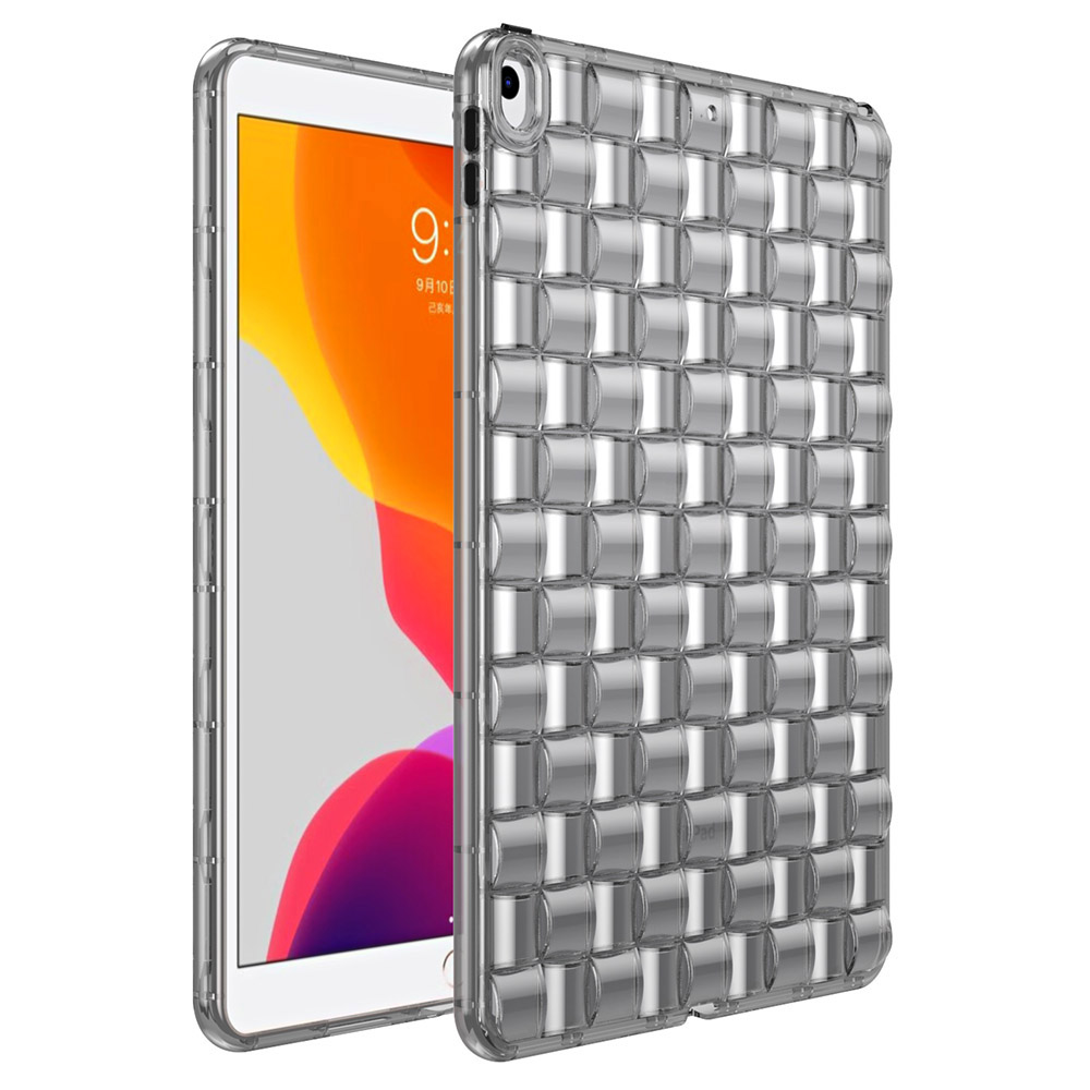 

Für Ipad Air 10.5 Zoll (2019) Eiswürfel-design Flexible Tpu-tablet-hülle Anti-kratzer-rückseite - Grau, iPad Air 10.5 inch (2019)