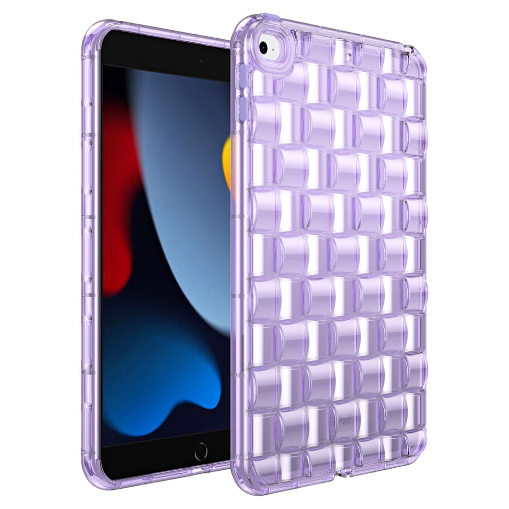 

Für iPad Mini (2019) 7,9 Zoll / Mini 4 Ice Cube Design Clear TPU Schutzhülle Anti-drop-tablettenabdeckung - Lila, iPad mini (2019) 7.9 inch