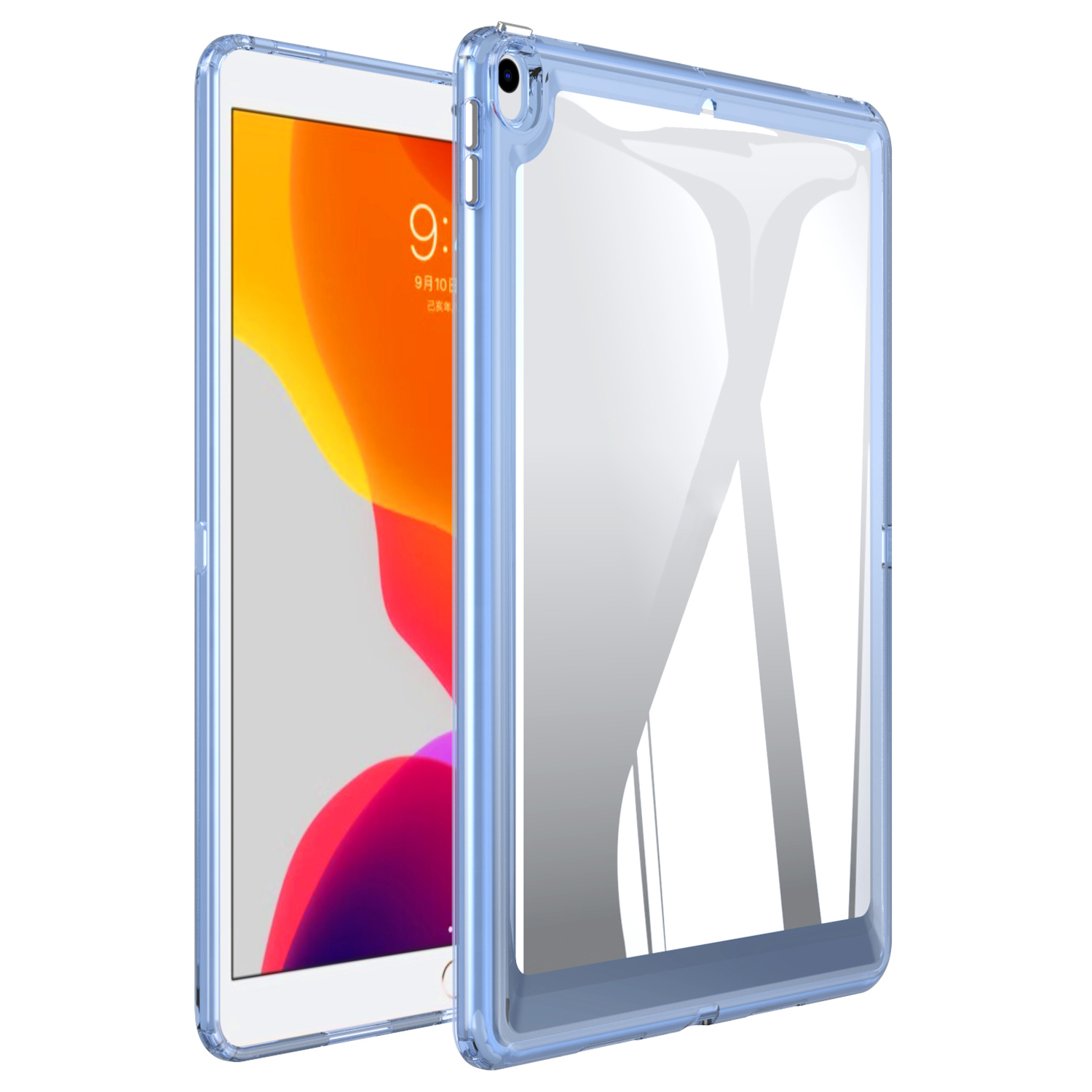 

Rückbedeckung Für Ipad Air 10.5 Zoll (2019) Drop -resistant Acryl+tpu Transparent Tablet Protective Case - Blau, iPad Air 10.5 inch (2019)