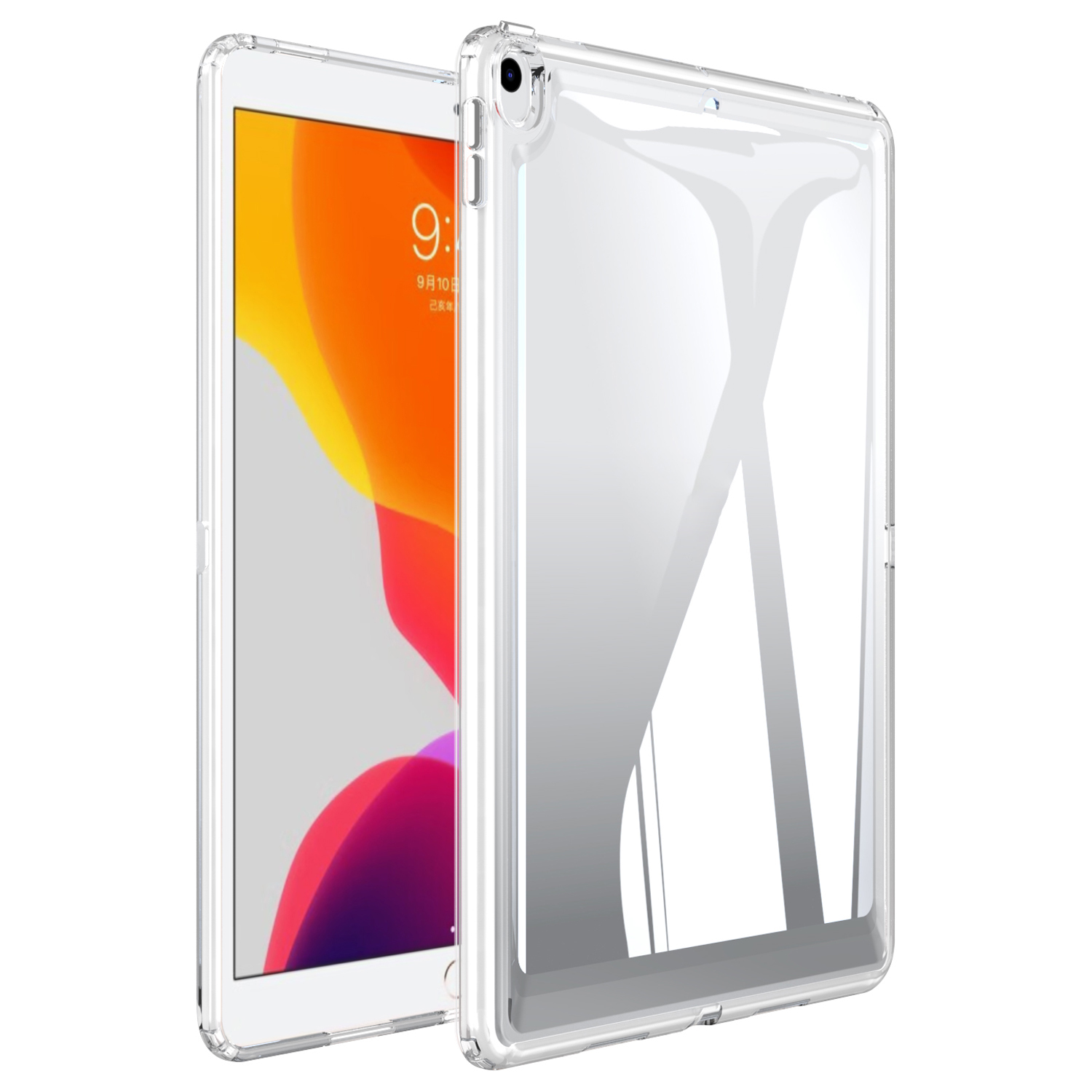 

Rückbedeckung Für Ipad Air 10.5 Zoll (2019) Drop -resistant Acryl+tpu Transparent Tablet Protective Case - Transparent, iPad Air 10.5 inch (2019)
