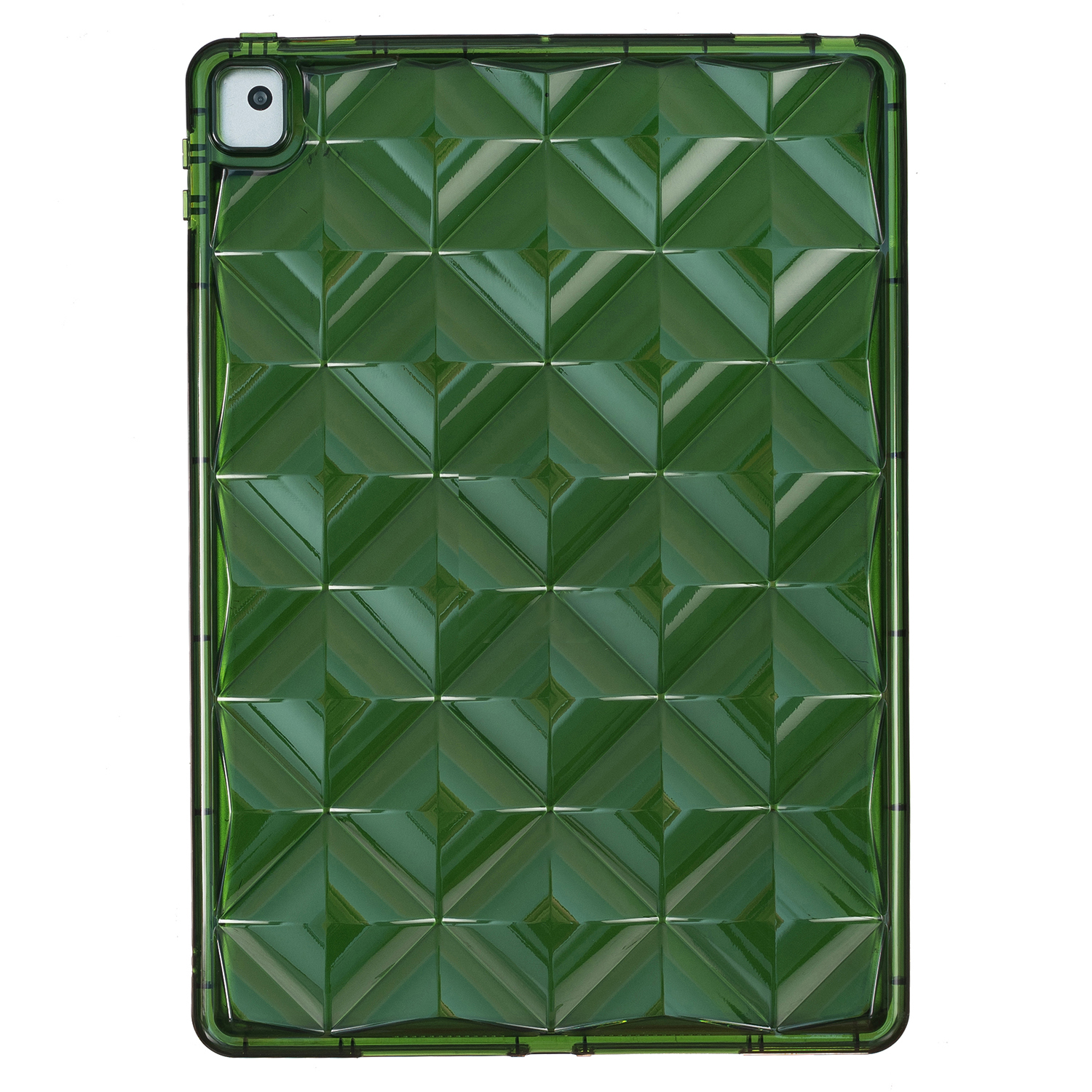 

TPU -schutzabdeckung Für Ipad 10.2 (2019) /(2020) /(2021), Rhombus -muster -clear Tablet Back Protector Fall - Transparent Grün, iPad 10.2 (2019)