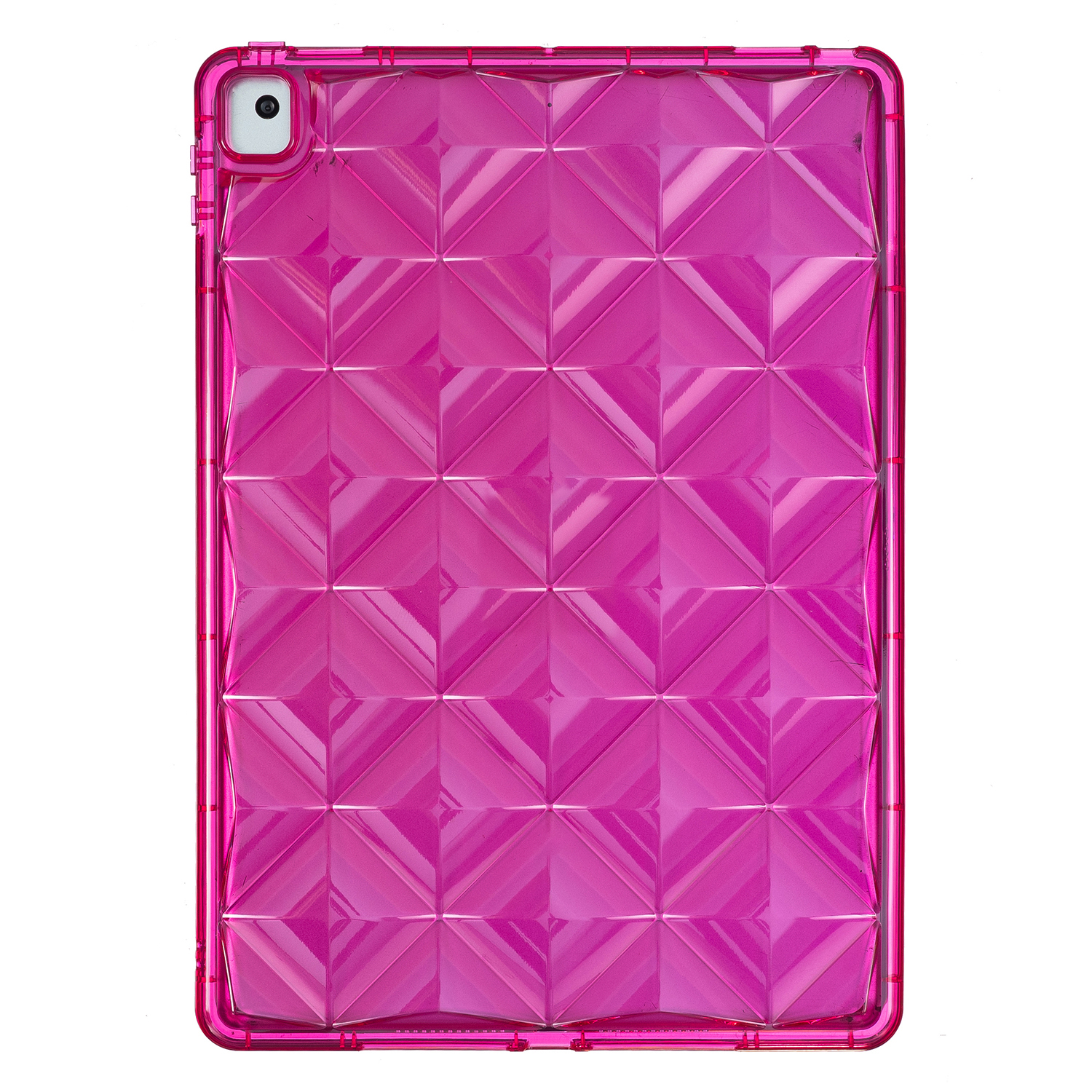 

TPU -schutzabdeckung Für Ipad 10.2 (2019) /(2020) /(2021), Rhombus -muster -clear Tablet Back Protector Fall - Transparente Rose, iPad 10.2 (2019)