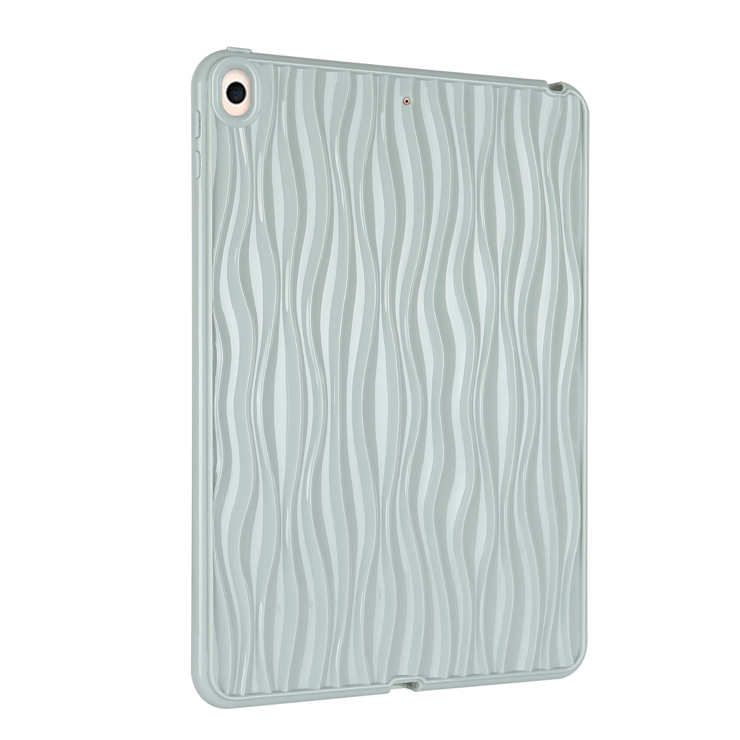 

Wave Texture Tablet Case Für Ipad Air 10.5 Zoll (2019), Soft TPU Anti-scratch-tablet-abdeckung - Grau, iPad Air 10.5 inch (2019)