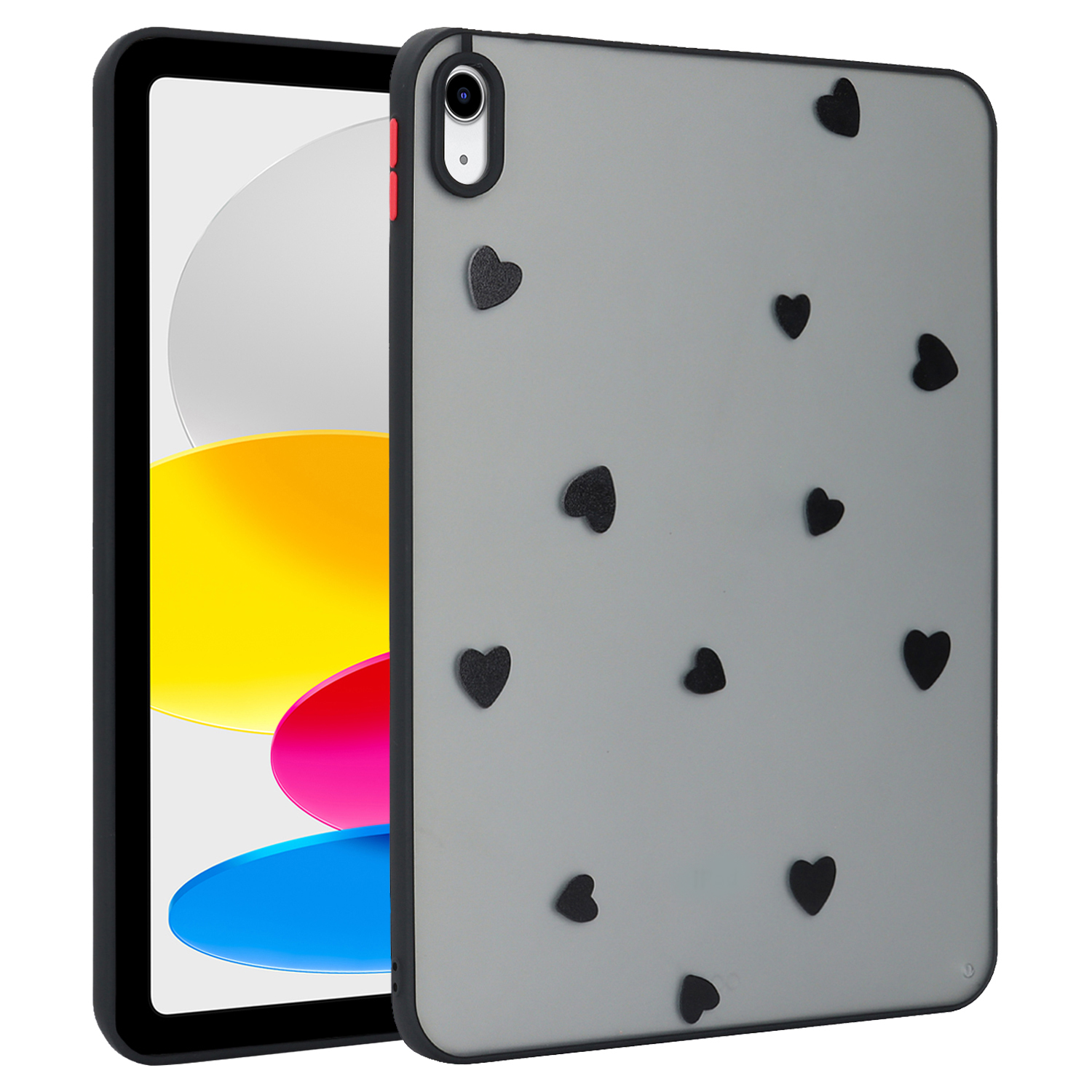 

Für Das Ipad 10.9 (2022) Soft TPU Tablet Fall Muster Druckhaut-touch-rückdecke - Herzen, iPad 10.9 (2022)