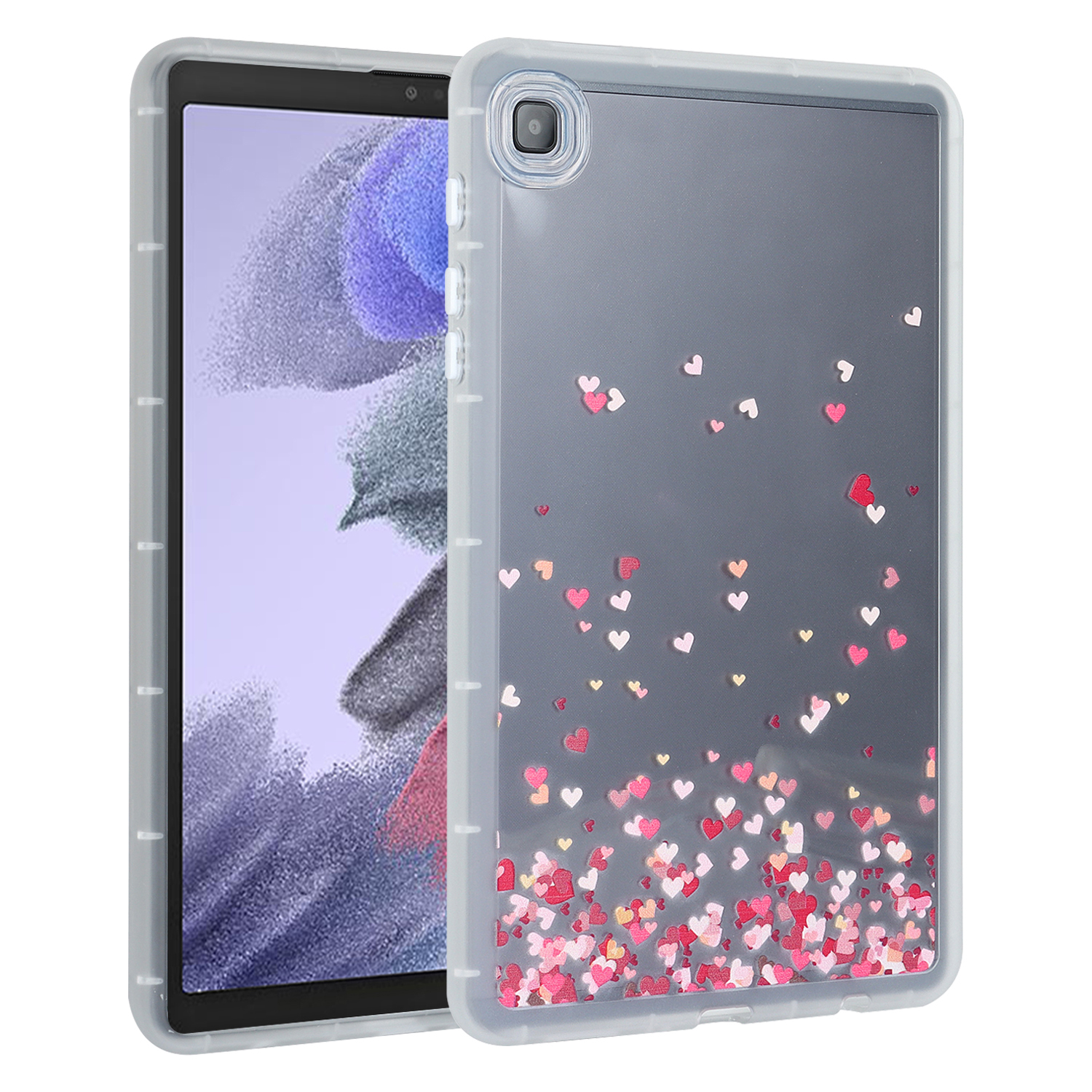 

Für Samsung Galaxy Tab A7 Lite 8,7-zoll T220 T225 Tablet Case Tpu-musterdruckschutzabdeckung - Liebesherzen, Galaxy Tab A7 Lite 8.7-inch