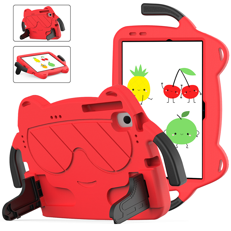

Tablet -fall Für Samsung Galaxy Tab A8 10.5 (2021) /(2022) / Tab S6 Lite / Tab S6 Lite (2022) Kickstand EVA+PC -abdeckung - Rot+schwarz, Galaxy Tab A8 10.5 (2021)