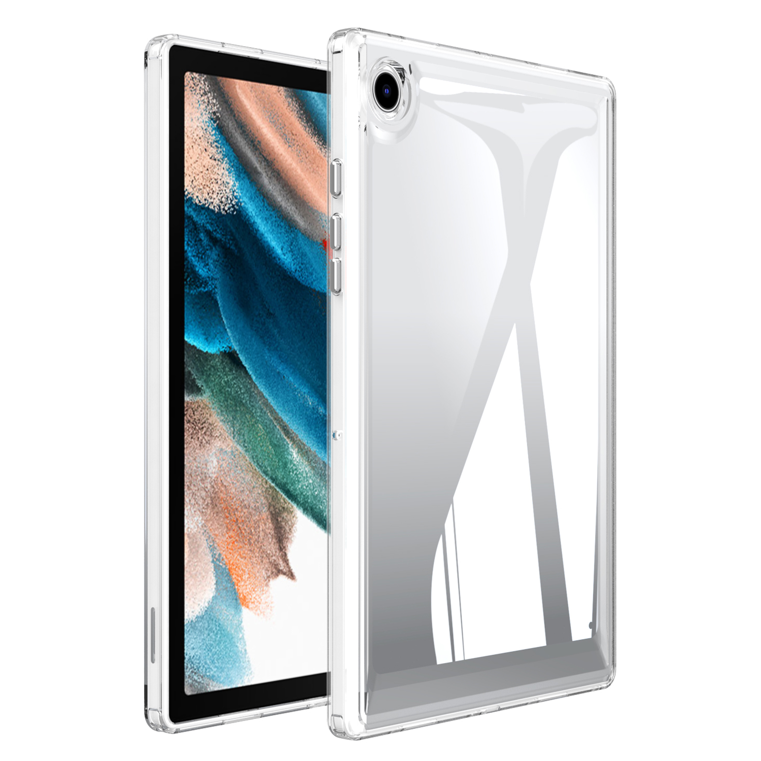

Für Die Samsung Galaxy Tab A8 10.5 (2021) X200/tab A8 (2022) Schockfeste Abdeckung Transparentes Acryl+tpu -tablet -fall - Transparent, Galaxy Tab A8 10.5 (2021)
