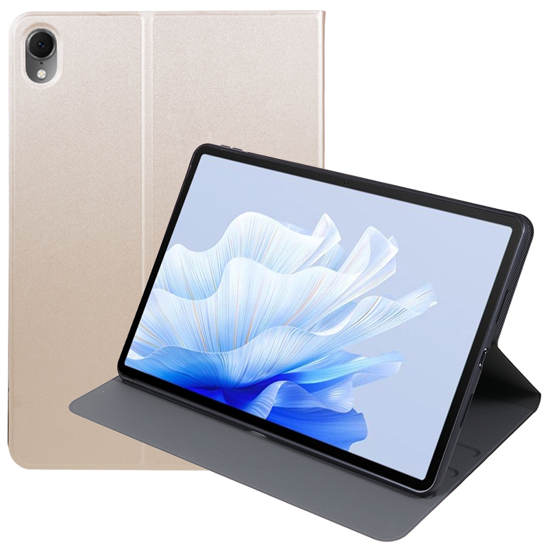 

Für Huawei Matepad Air 11,5 Zoll (2023) PU Leder Tablet Hülle Schockdicht Folio Cover- Gold, Huawei MatePad Air 11.5 inch (2023)