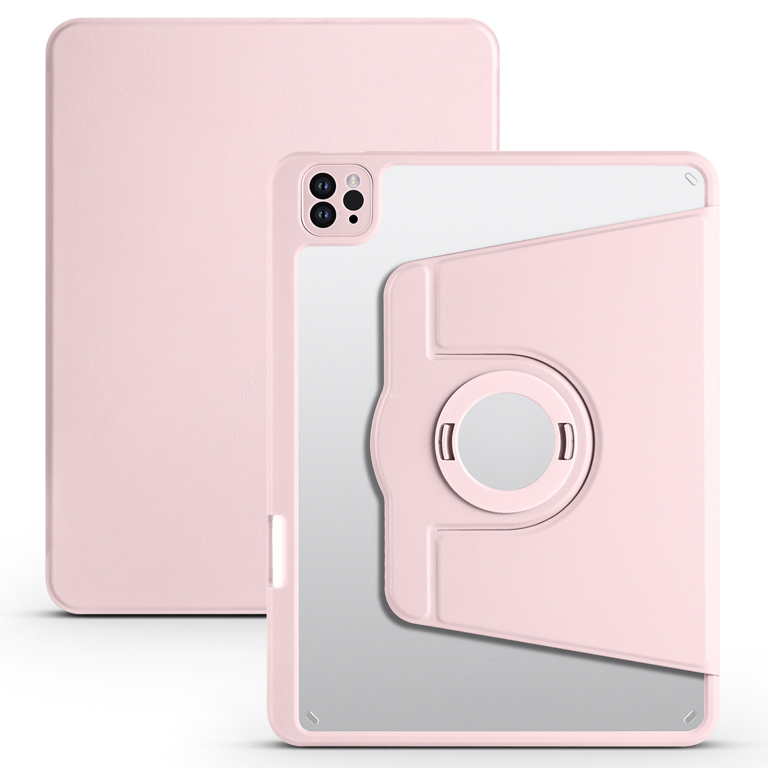 

Für Ipad Pro 11 (2021) /(2020) /(2022) / Ipad Air (2020) /(2022) Anti-drogen-tablet-hülle Rotierende Ständer PU Leder Tpu-abdeckung - Rosa, iPad Pro 11 (2021)