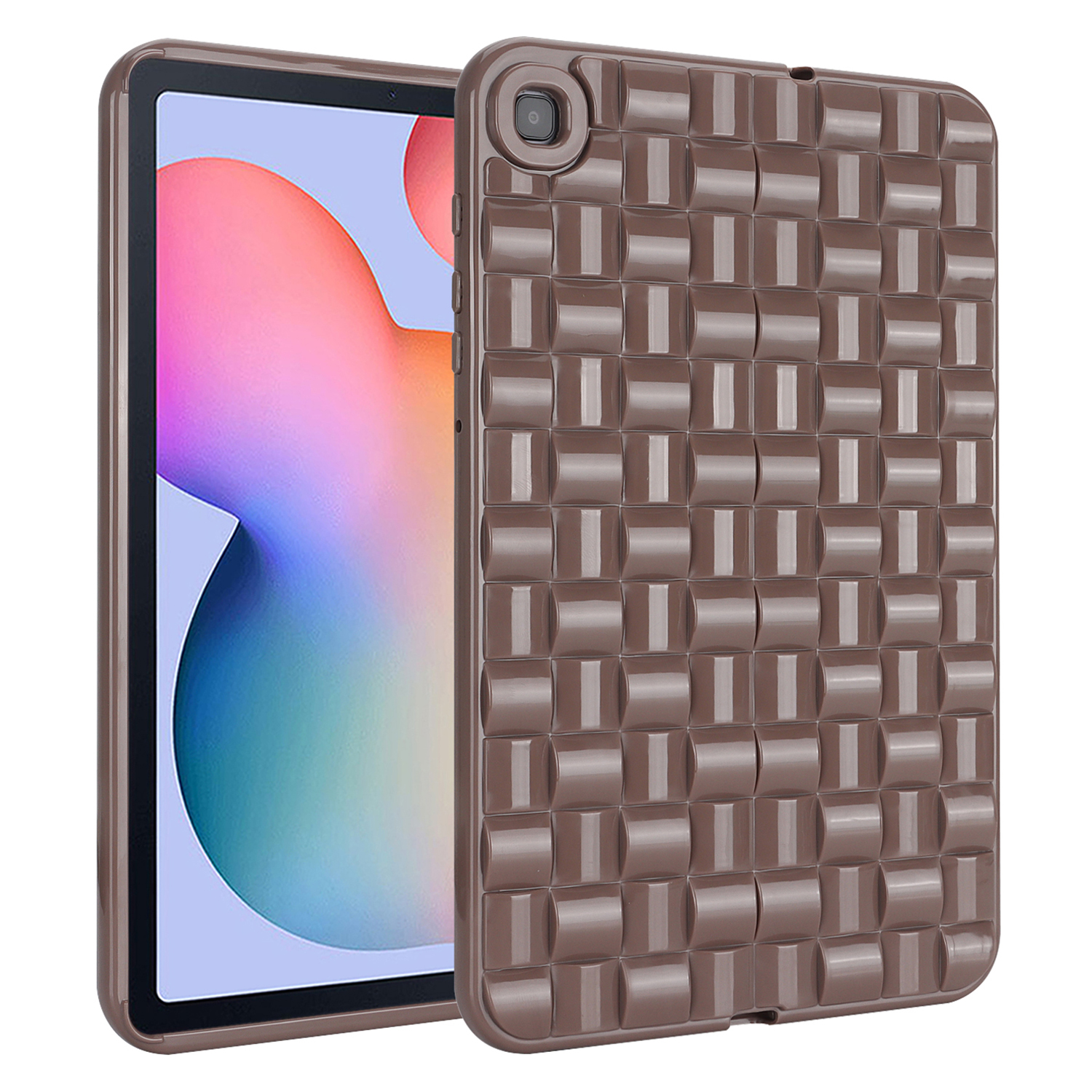 

Weiches TPU -gehäuse Für Samsung Galaxy Tab S6 Lite P610 P615 / Tab S6 Lite (2022), Gewebte Textur -schutz -tablet -abdeckung - Braun, Galaxy Tab S6 Lite