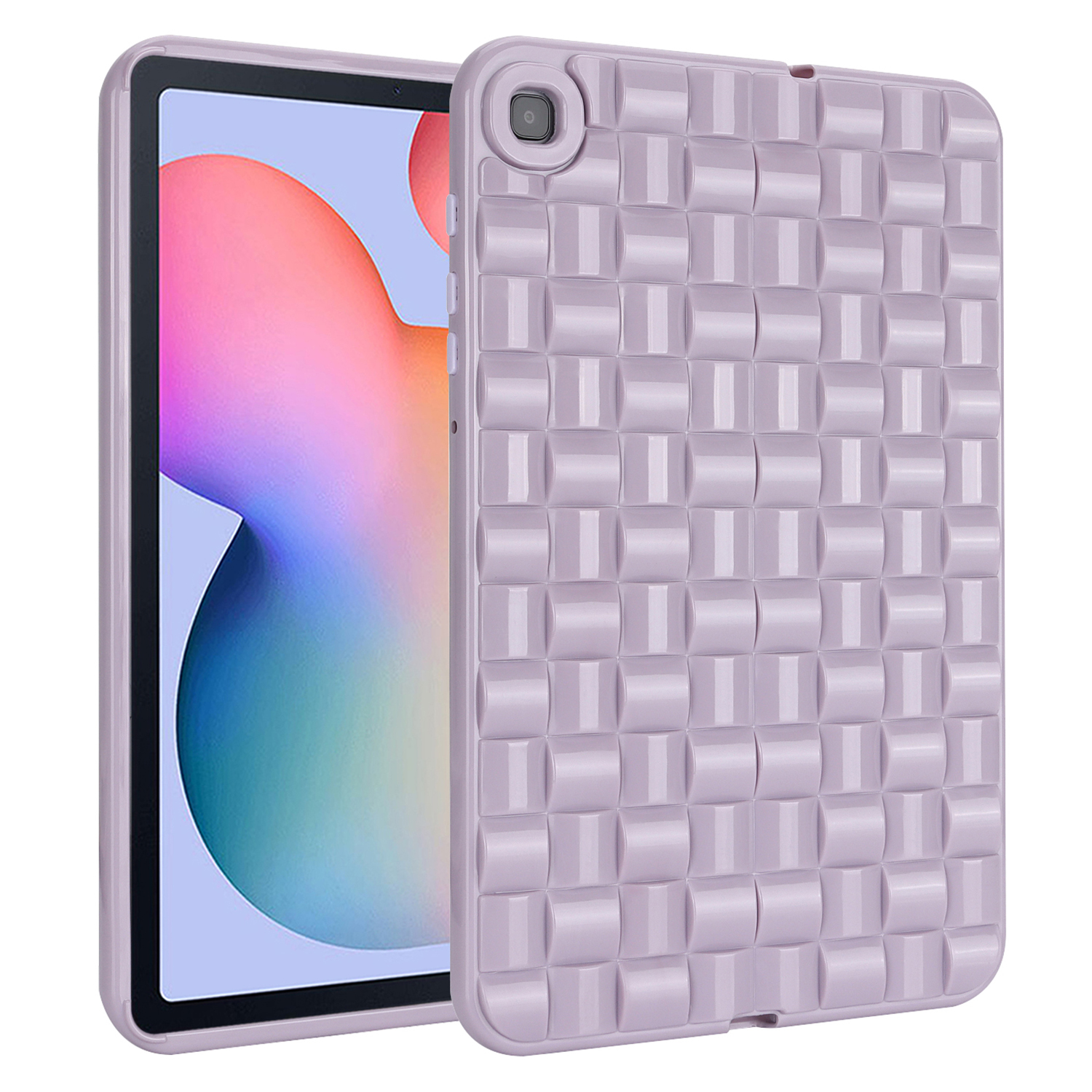 

Weiches TPU -gehäuse Für Samsung Galaxy Tab S6 Lite P610 P615 / Tab S6 Lite (2022), Gewebte Textur -schutz -tablet -abdeckung - Lila, Galaxy Tab S6 Lite
