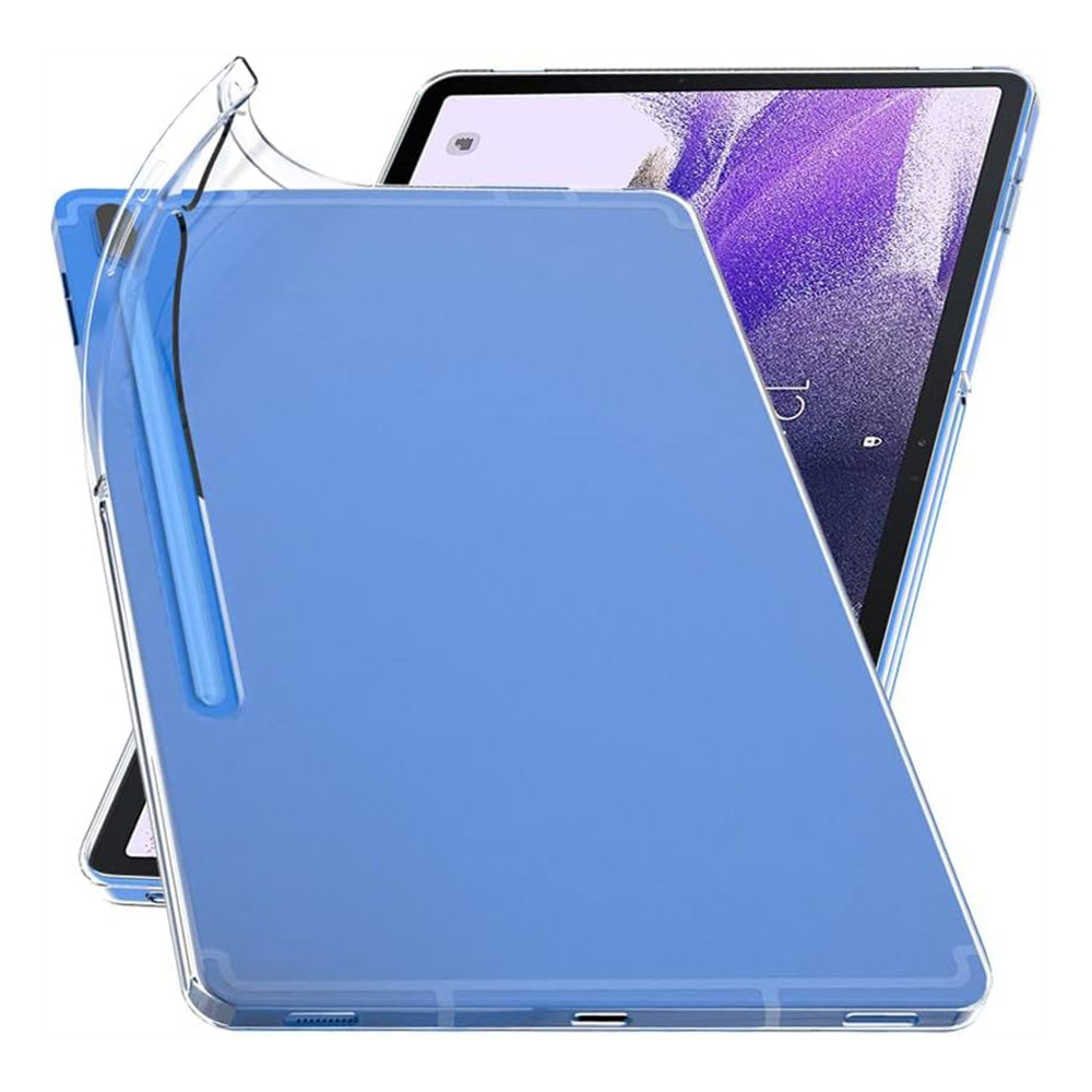 

Für Samsung Galaxy Tab S7 fe Soft TPU Anti-scratch Back Case Transparent Tablet Deckung, Galaxy Tab S7 FE