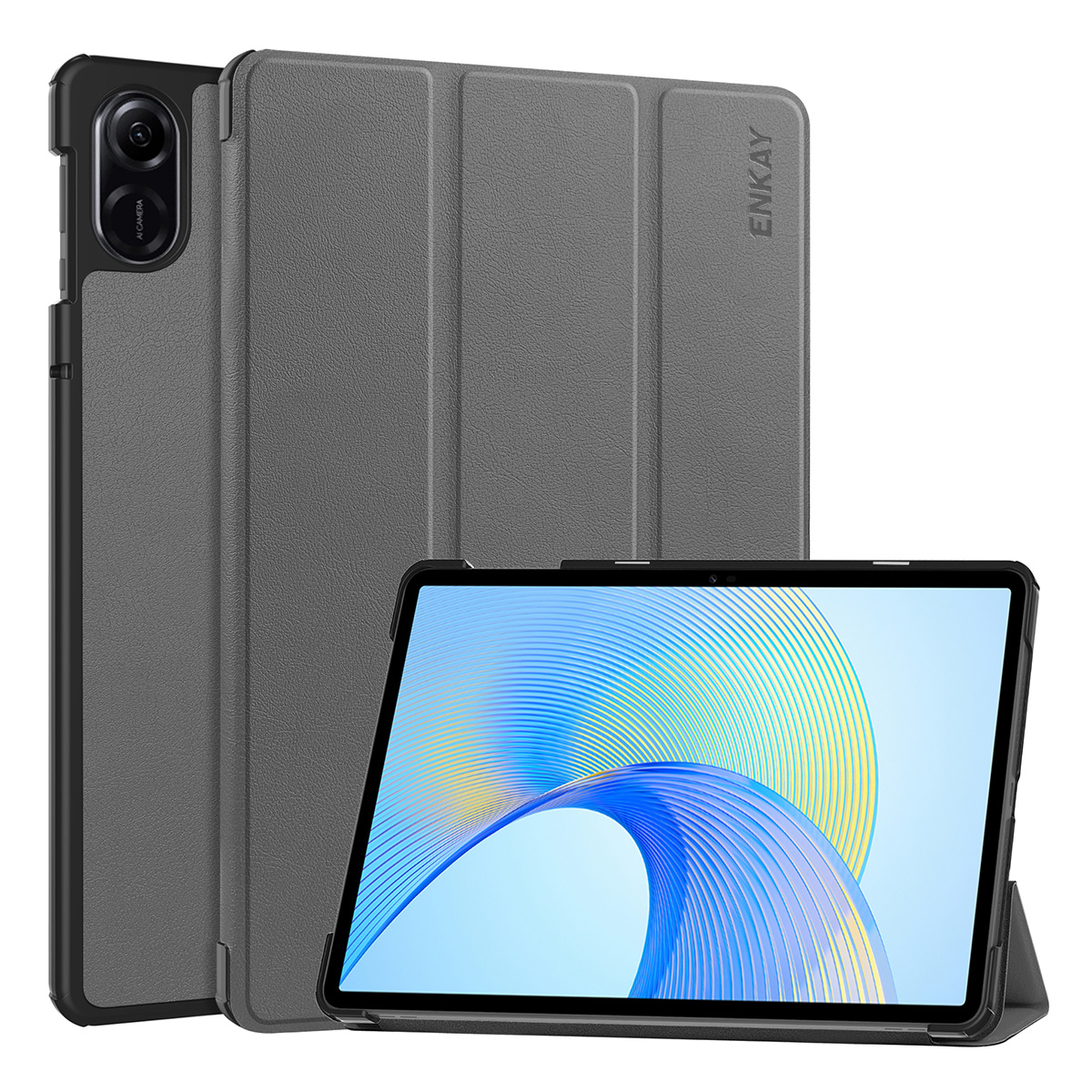 

Enkay Hat Prince Protective Cover Für Honor Pad X8 Pro / X9, Triufold Stand PU Leder+pc Smart Tablet Hülle - Grau, Honor Pad X8 Pro