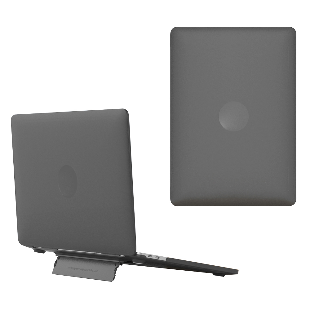 

Matte Hard PC -hülle Für Macbook Air 15 Zoll (2023) A2941 Leichtes, Schockdes Laptop Mit Kickstand - Schwarz, Macbook Air 15 inch (2023)