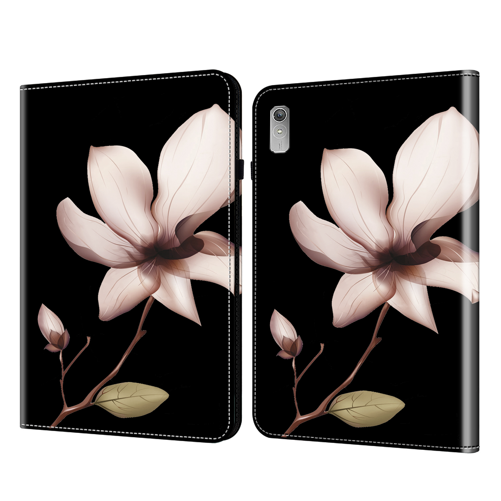 

Anti-kratzer-pu-leder-tablet-hülle Für Lenovo Tab P11 Gen 2 Muster Druckstillhalterhalterabdeckung - Datura Blume, Lenovo Tab P11 Gen 2